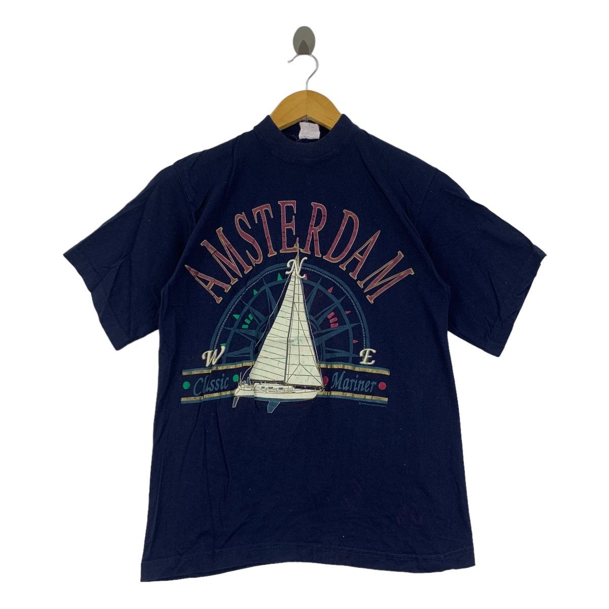 Vintage Vintage 90’ AMSTERDAM CLASSIC MARINERS Art Tee Shirt Size US S / EU 44-46 / 1 - 1 Thumbnail