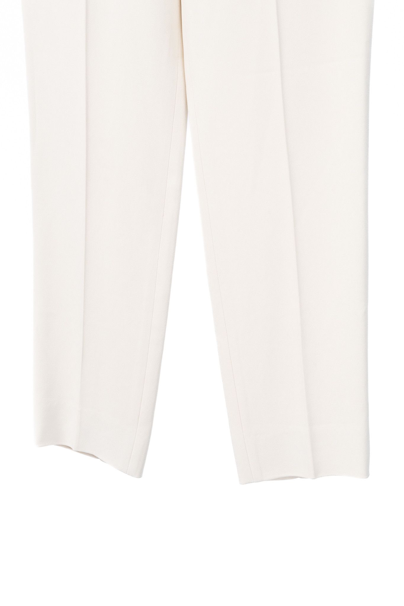 Gucci Gucci Cream Crepe Straight-Leg Holiday Trousers Size 26" / US 2 / IT 38 - 6 Thumbnail