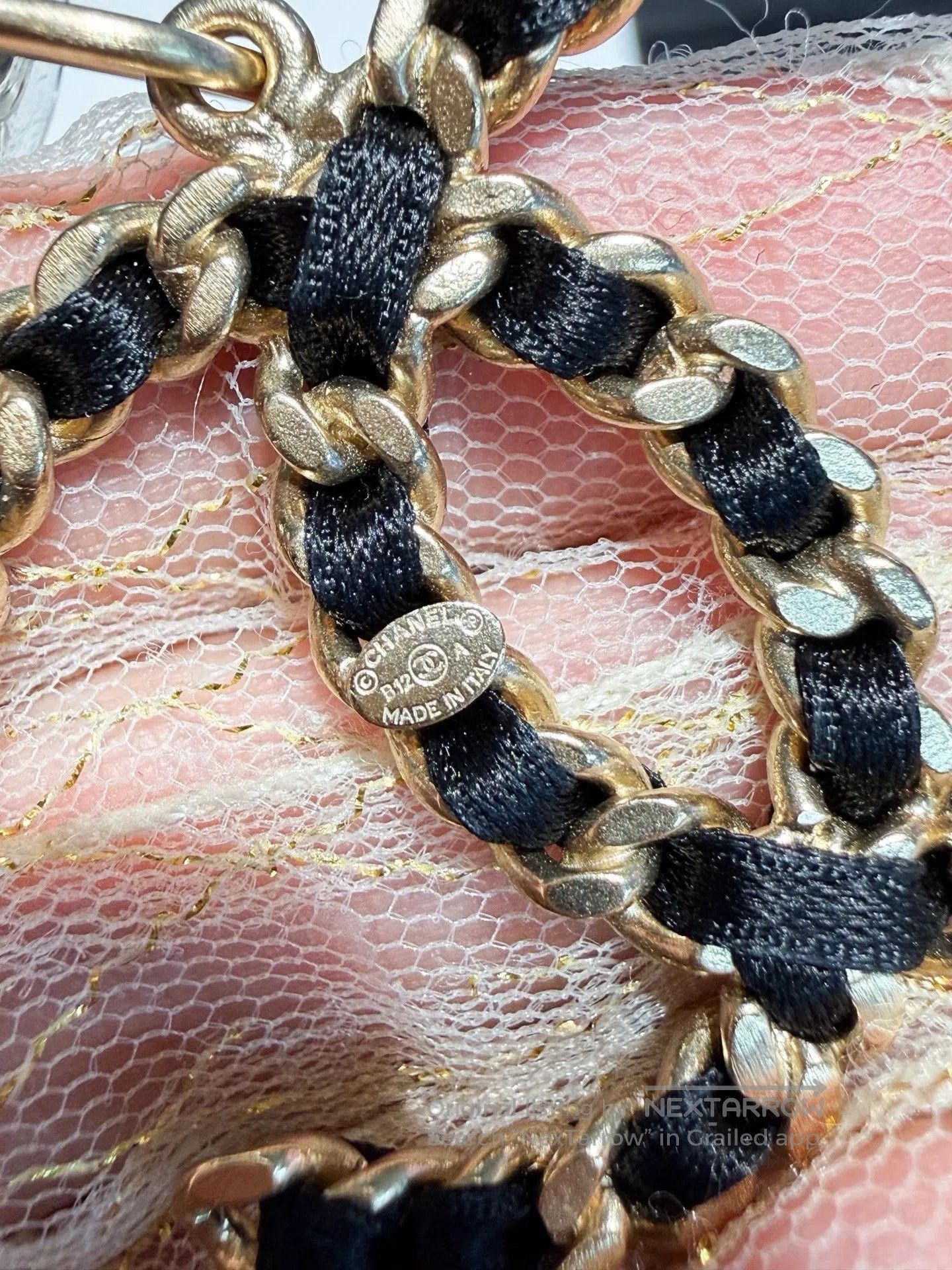Chanel Chanel 12A Limited Black Gold Double C Earrings. Size ONE SIZE - 6 Thumbnail