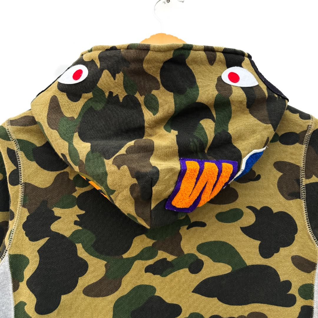 Bape × Nigo 1st Camo Shark Full Zip Hoodie Size XS / US 0-2 / IT 36-38 - 4 Thumbnail