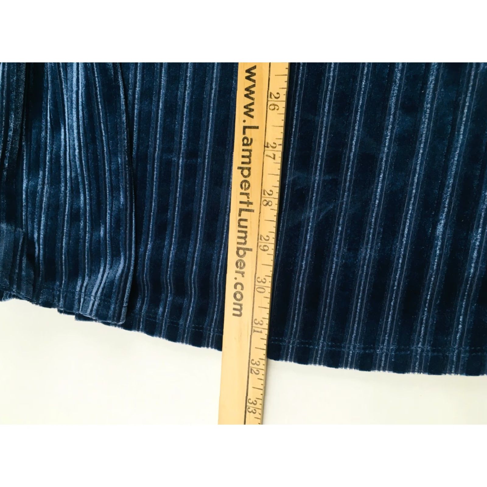 Velvet Mudd Velvet Dress Women's XS Navy Blue Sleeveless Striped Knee Length Vintage No Size XS / US 0-2 / IT 36-38 - 4 Thumbnail