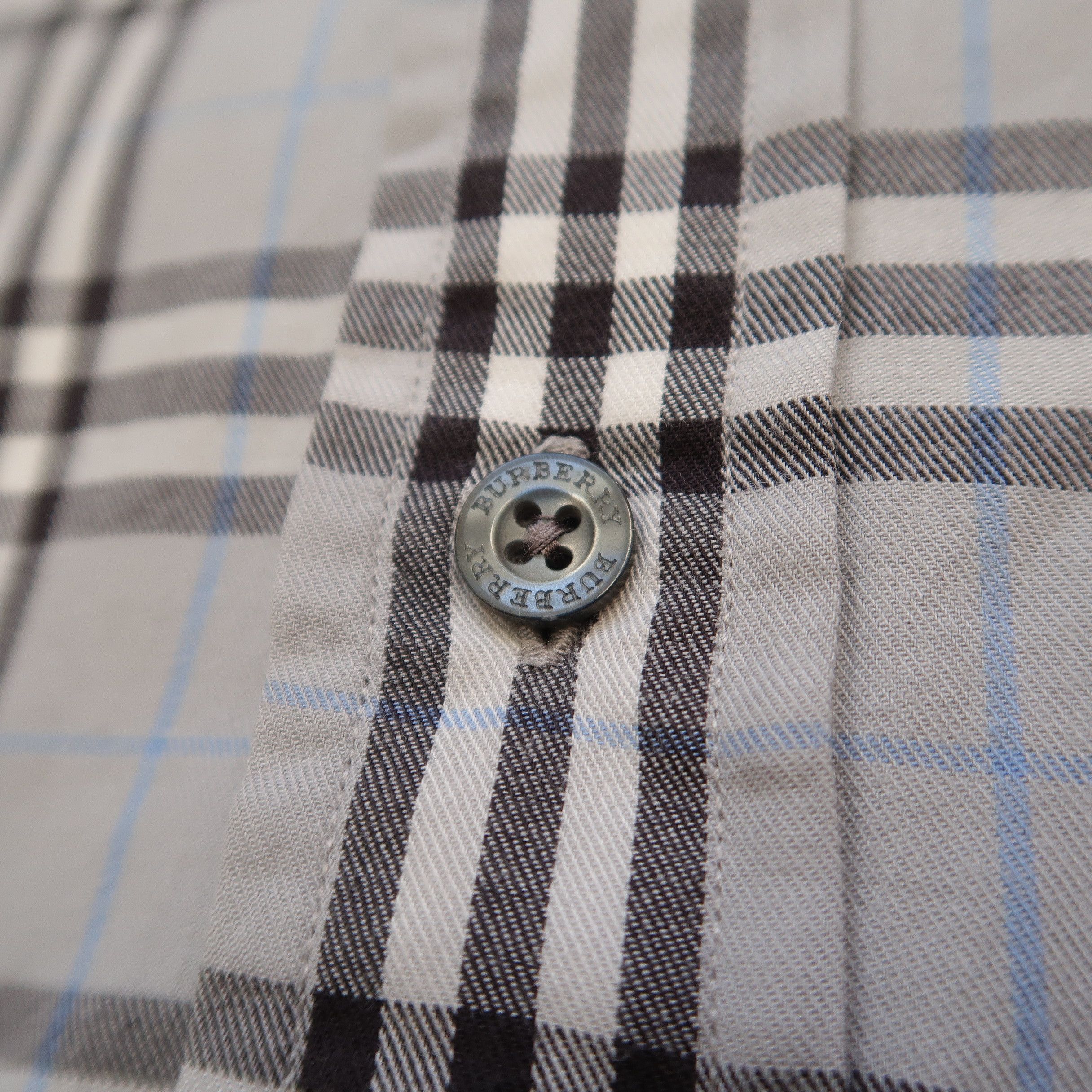 Burberry Burberry London Nova Check Gray Shirt Old Money Style Size US L / EU 52-54 / 3 - 5 Thumbnail