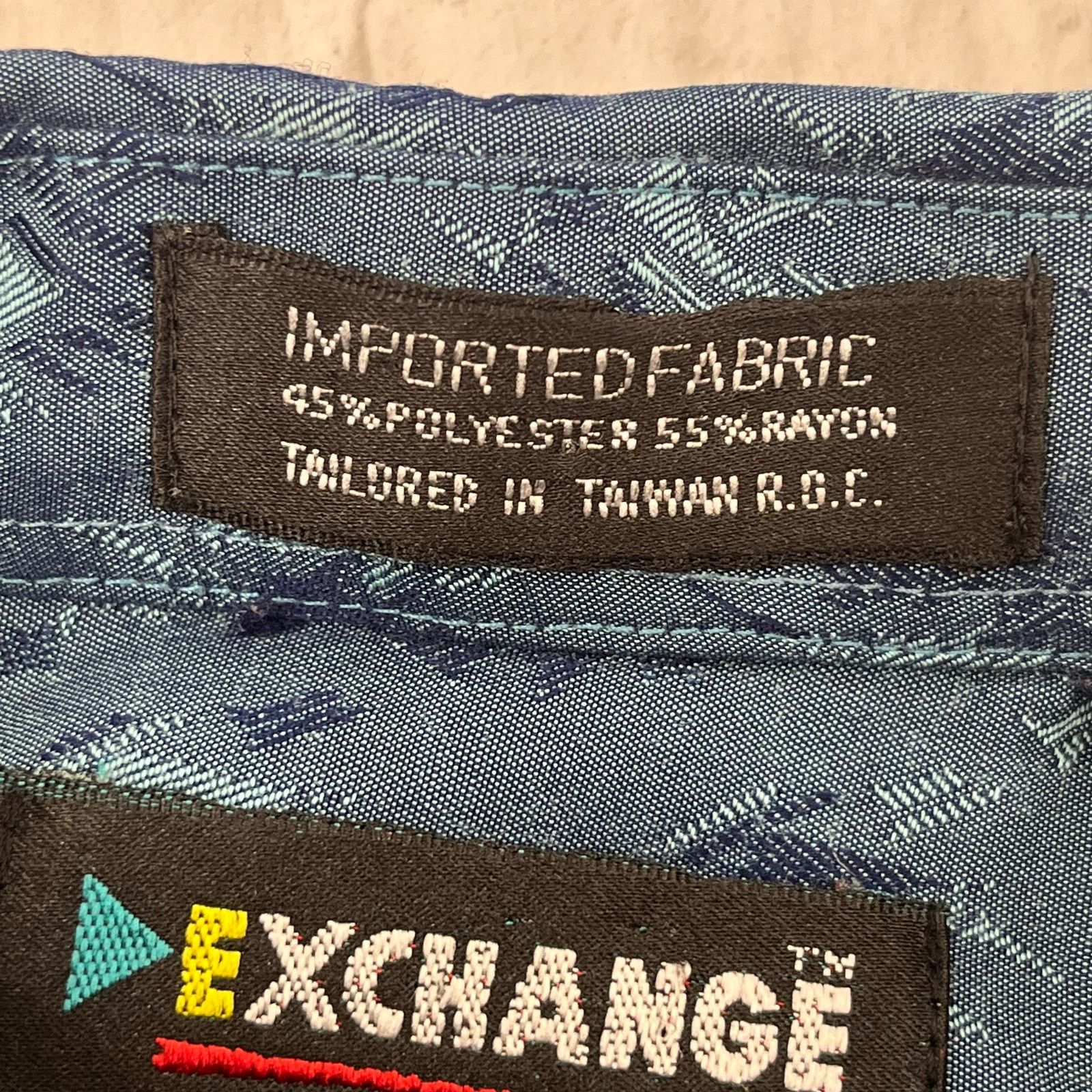 Other Exchange Unlimited Vintage Long Sleeve Button Down Shirt Size US L / EU 52-54 / 3 - 7 Thumbnail