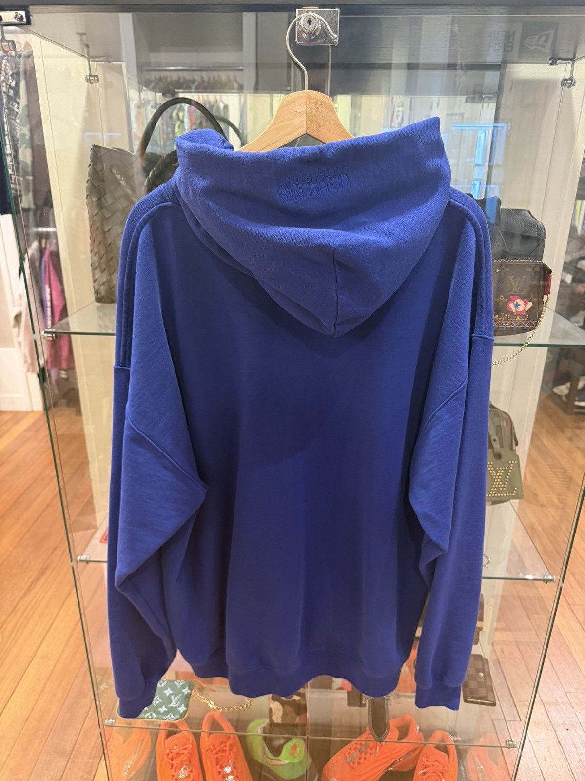 Vetements VETEMENTS Logo Hoodie - Blue Size US S / EU 44-46 / 1 - 2 Thumbnail