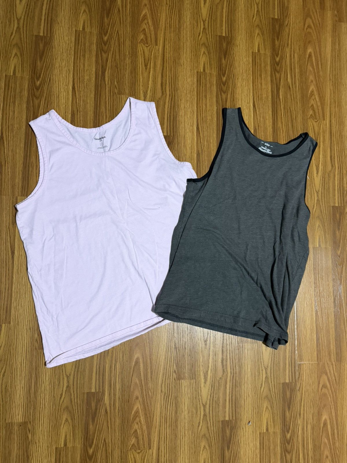 Other Men’s 2 Tank Top Bundle Size XL. Goodfellow Pink, Grey Urban Size US XL / EU 56 / 4 - 1 Thumbnail