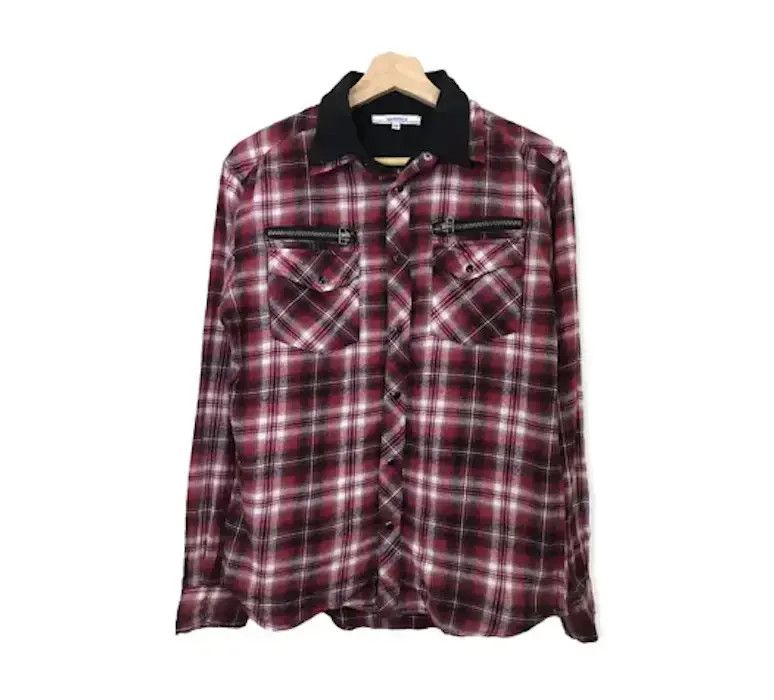 Flannel Roddole Plaid Tartan Flannel Shirt Button Up Size US M / EU 48-50 / 2 - 1 Thumbnail