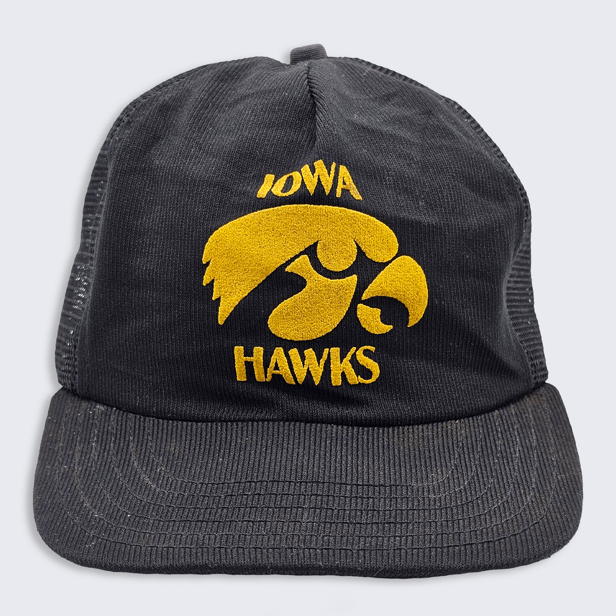 Vintage Iowa Hawks Vintage 80s Trucker Snapback Hat Size ONE SIZE - 1 Thumbnail