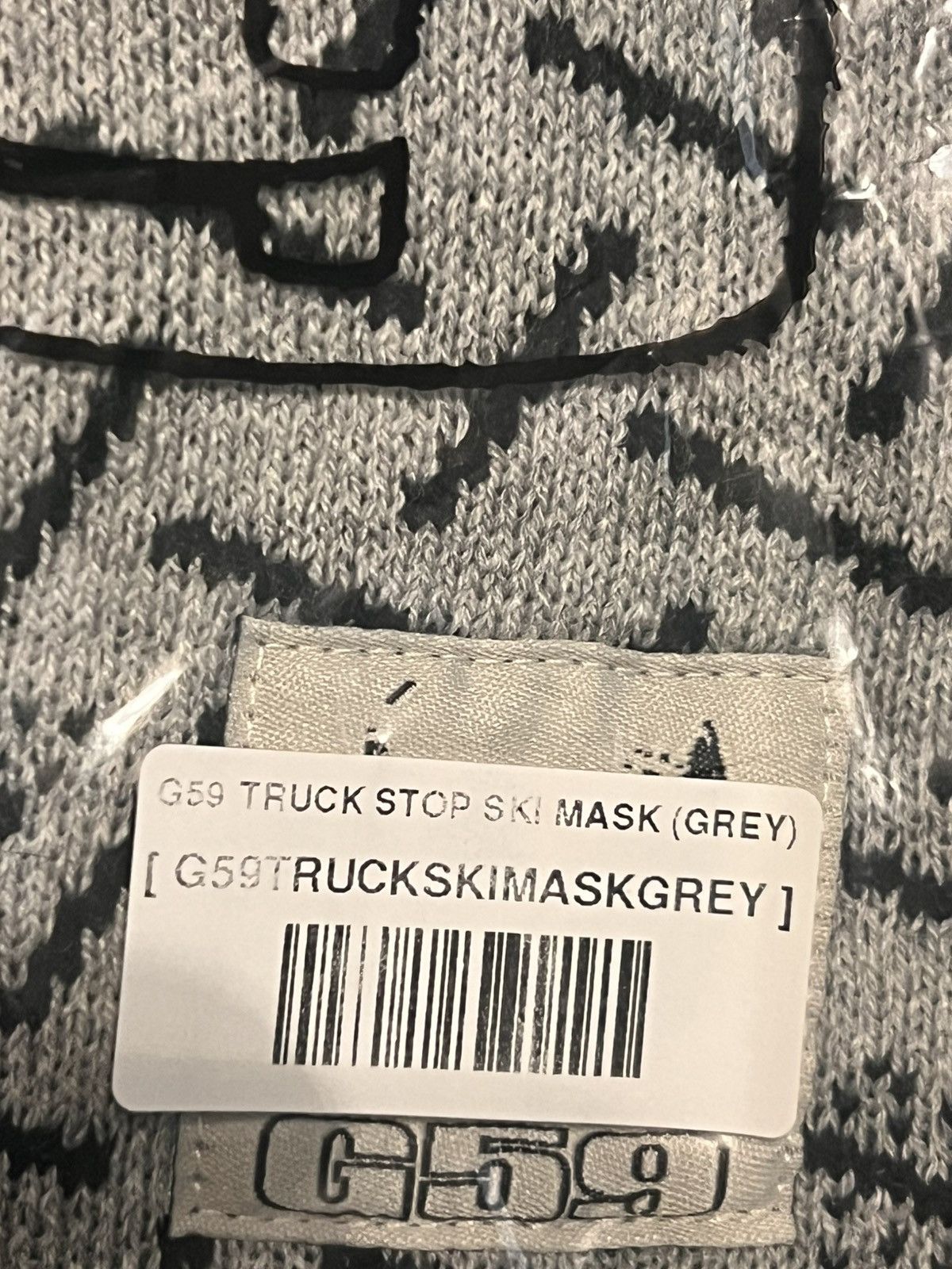 G59 Records G59 TRUCK SKI MASK GREY Size ONE SIZE - 3 Thumbnail