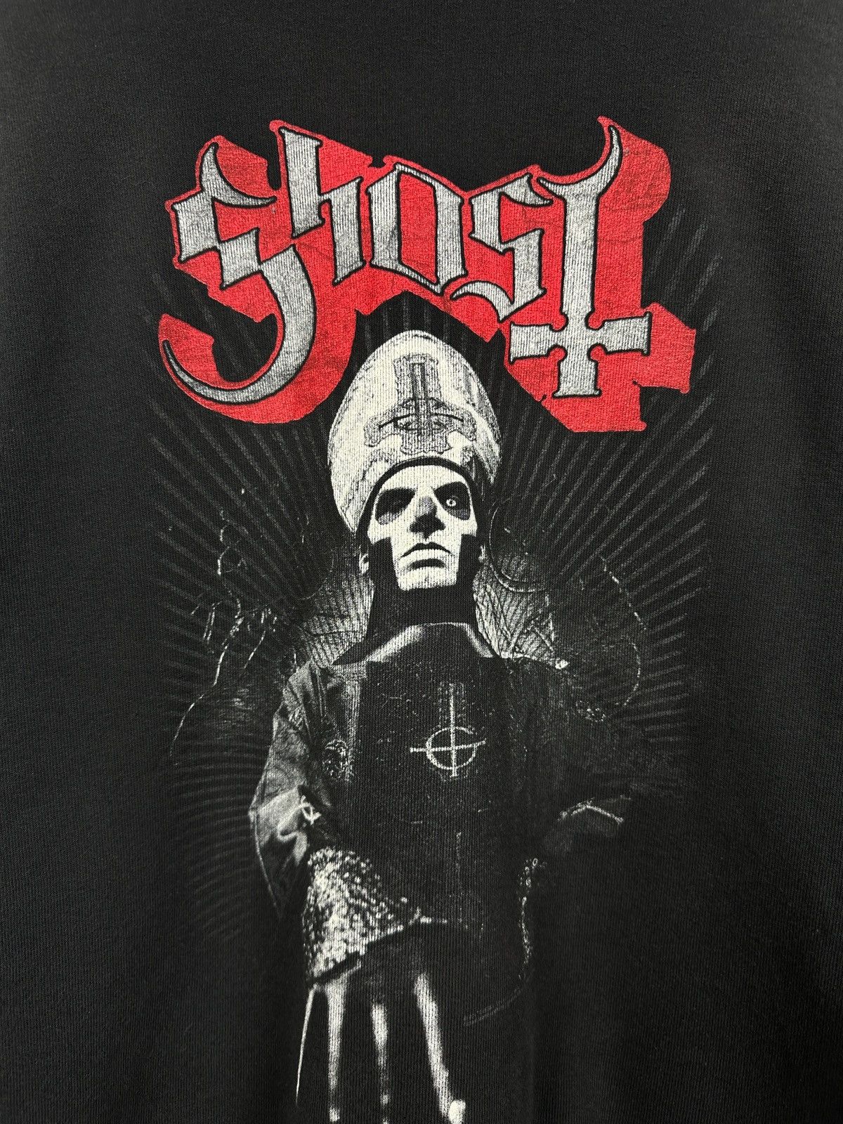 Band Tees Vintage Ghost Papa Emeritus Faded Black Zip Up Band Hoodie Size US M / EU 48-50 / 2 - 7 Thumbnail
