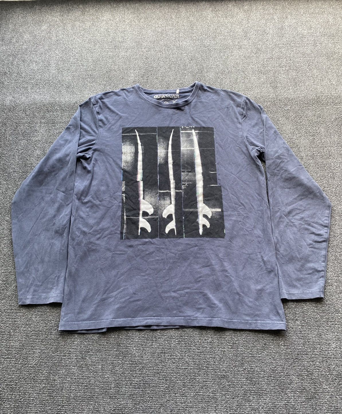 Quiksilver 🔥Quiksilver Long Sleeve Surf Boards logo Tee Size US M / EU 48-50 / 2 - 1 Thumbnail