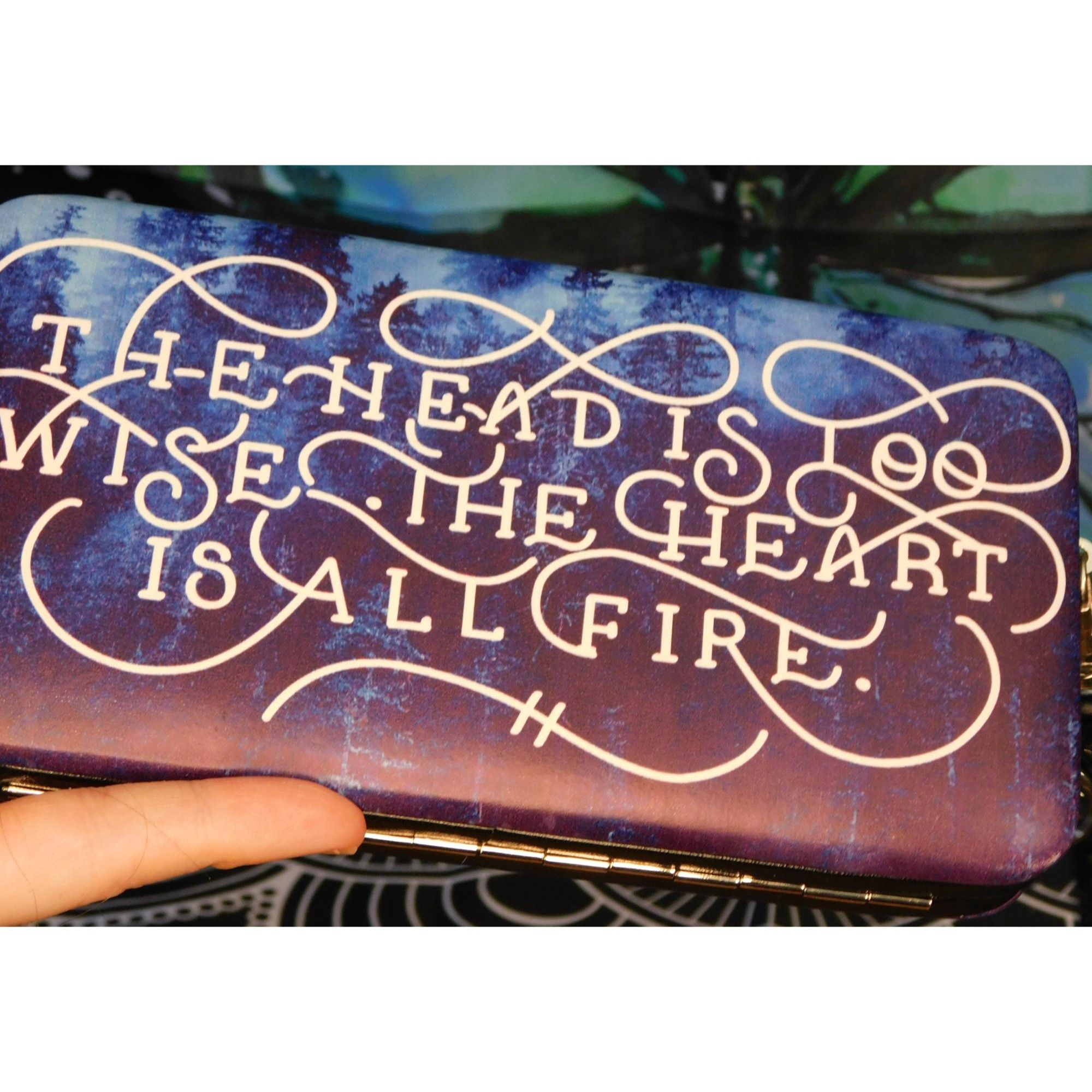 Other Owl Crate Exclusive Hinge Wallet The Raven King Quote Size ONE SIZE - 3 Thumbnail