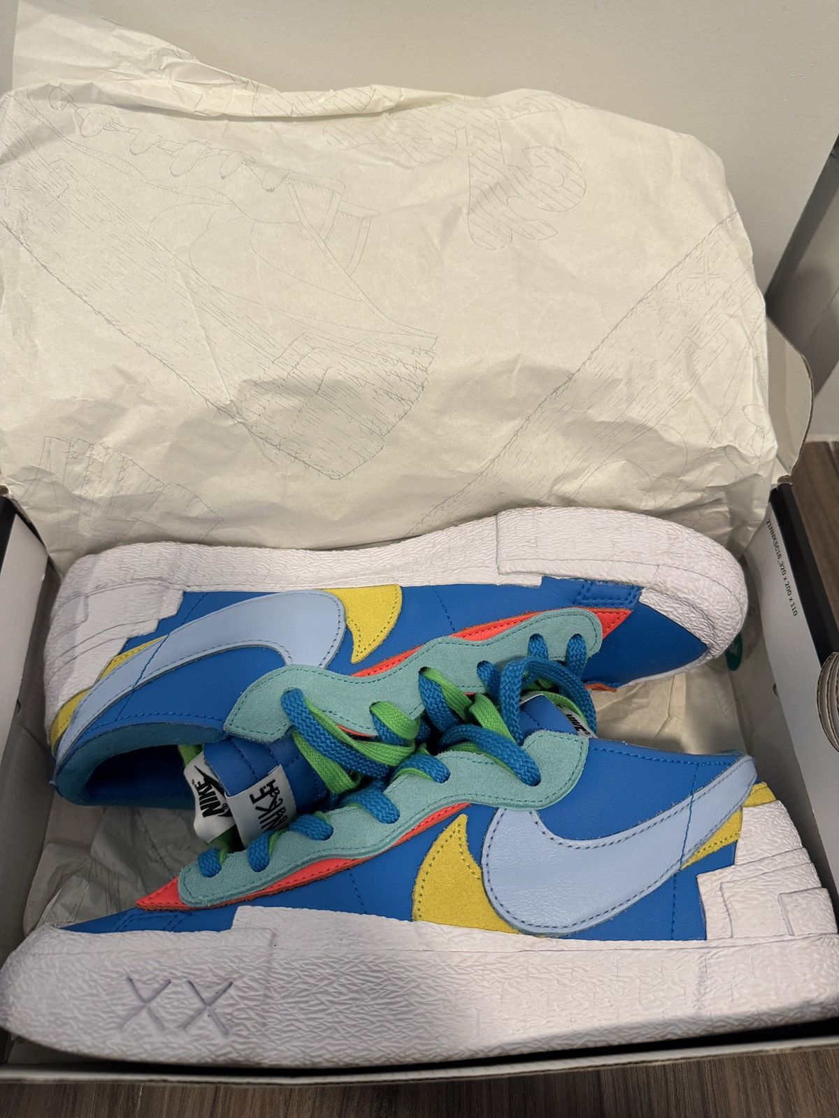 Kaws × Nike × Sacai NIKE X SACAI X KAWS BLAZER LOW Size US 10.5 / EU 43-44 - 6 Thumbnail