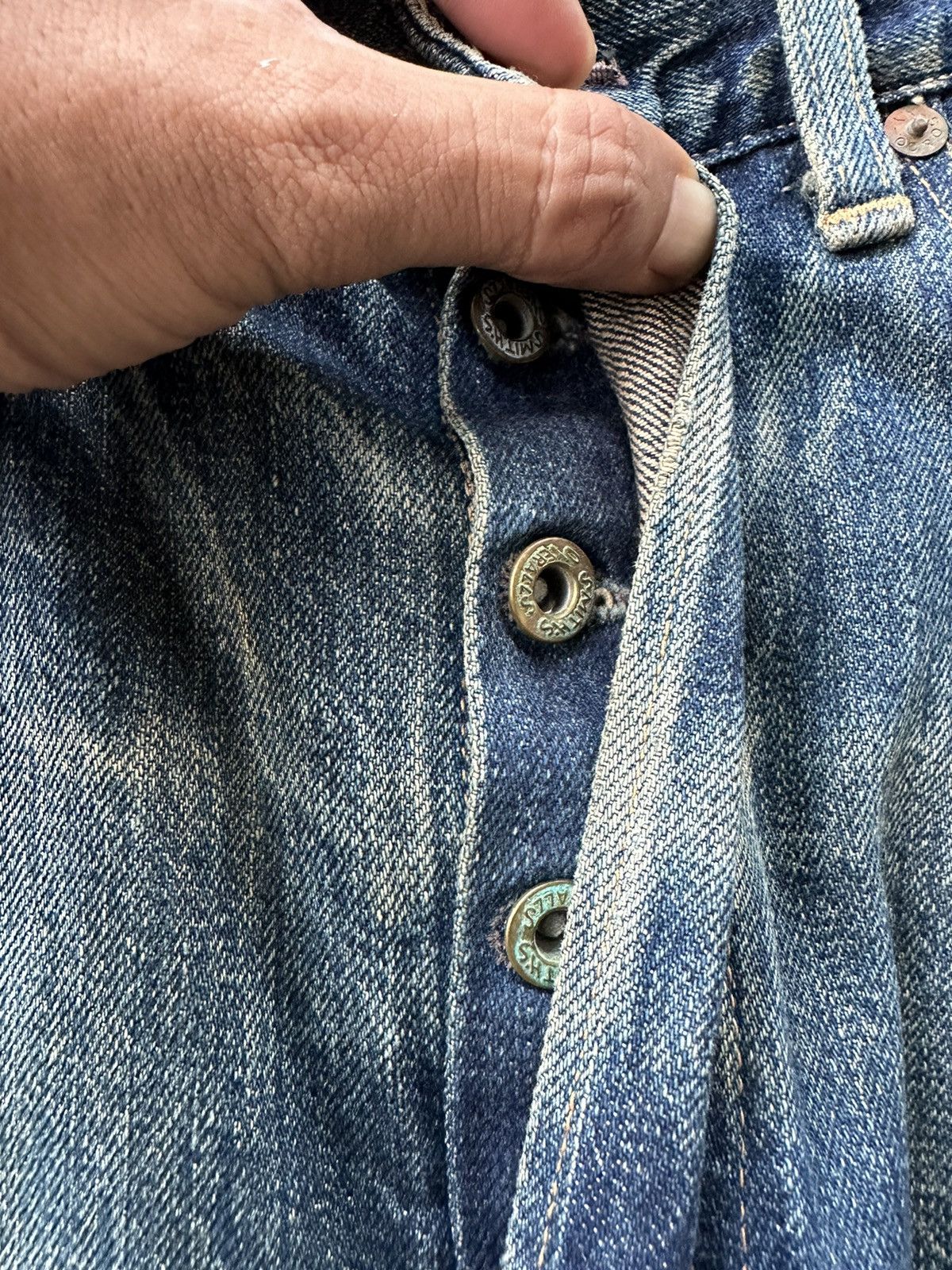 Vintage Smith’s Worn Distressed Rare Denim D141