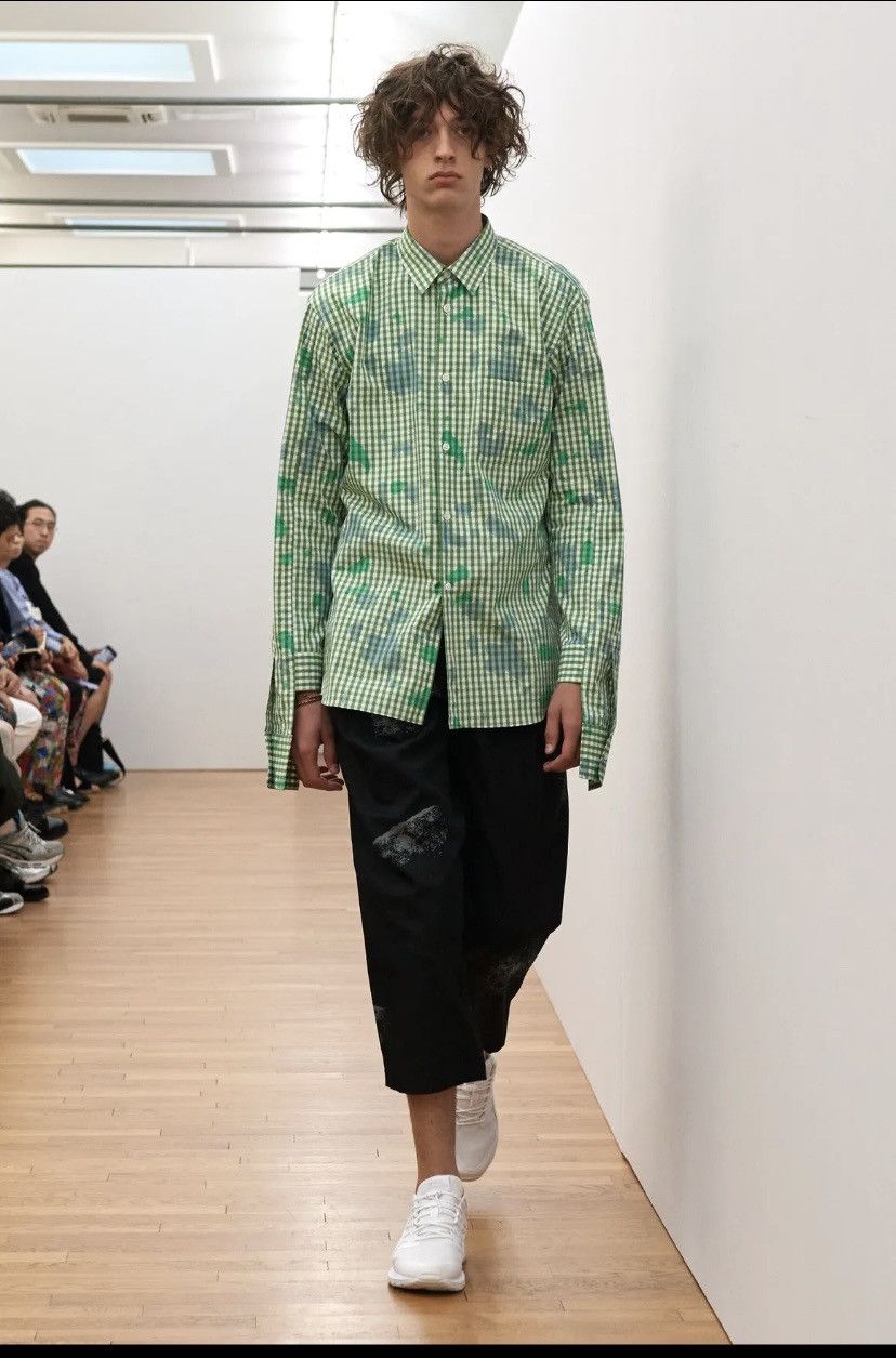 Comme des Garcons NWT S/S24 Hand Print Color Splash Cropped Pants Size US 32 / EU 48 - 1 Thumbnail