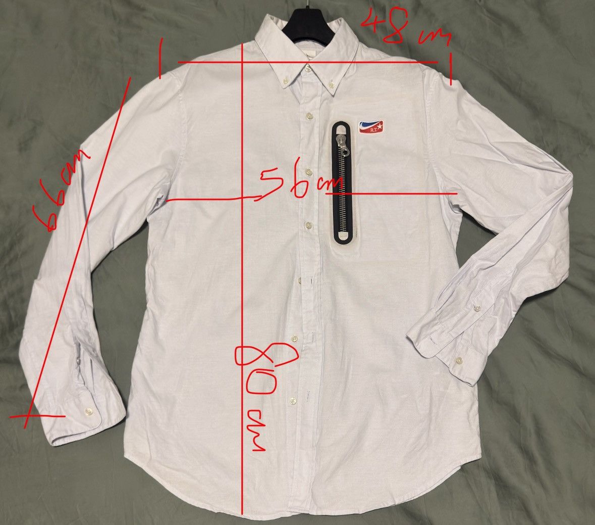 Nike × Riccardo Tisci Nike x Riccardo Tisci RT light blue long sleeves men shirt Size US L / EU 52-54 / 3 - 5 Thumbnail