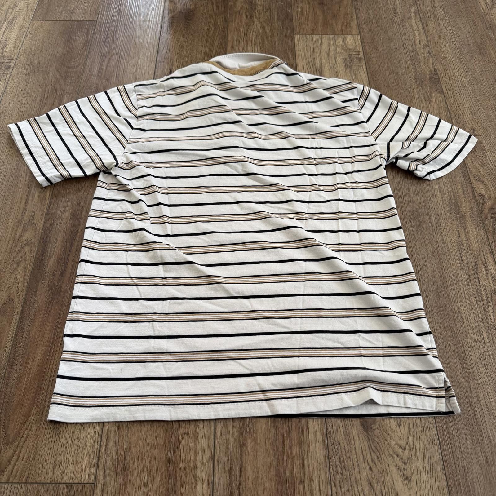 Puritan Vintage 90s Puritan Striped Polo Pocket Shirt Size US M / EU 48-50 / 2 - 5 Thumbnail