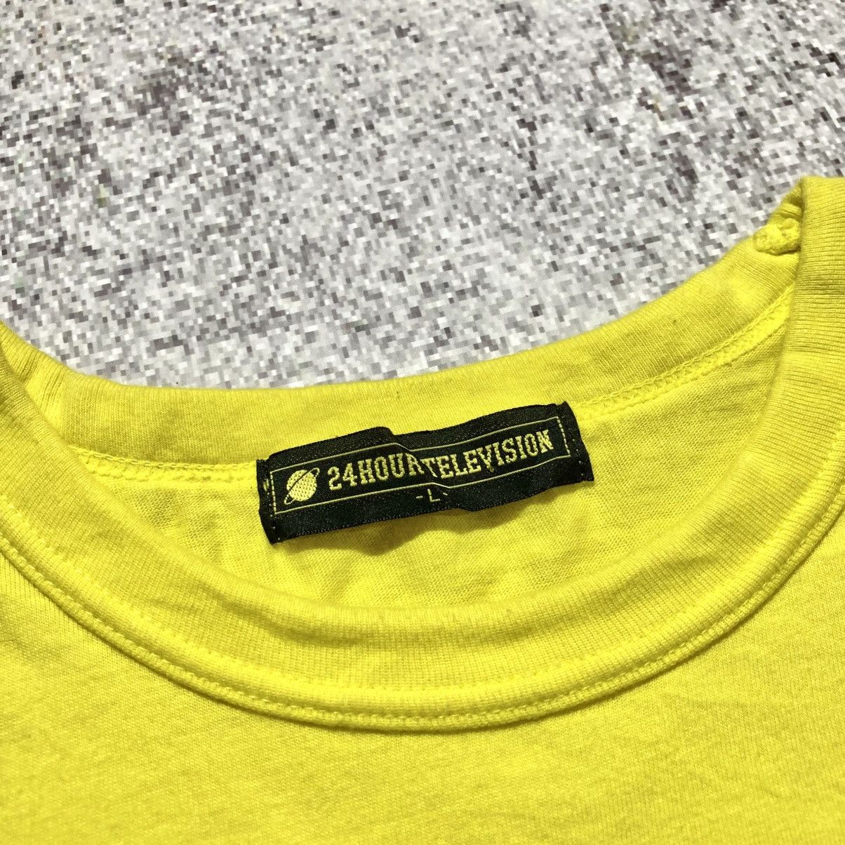 Japanese Brand Vintage 24 Hour Television Big Logo T-shirt Yellow Size US M / EU 48-50 / 2 - 10 Thumbnail