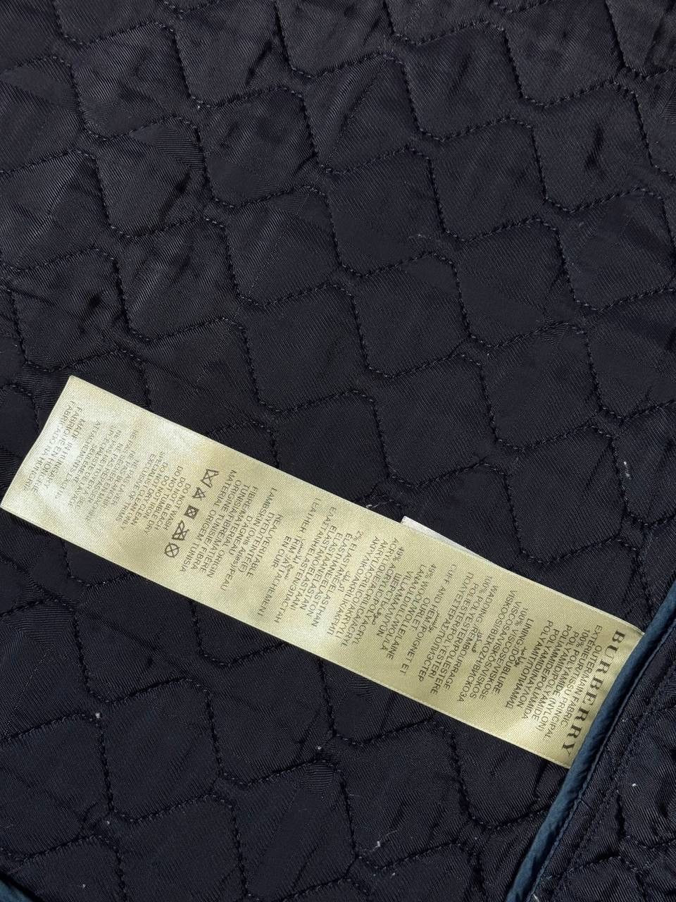 Burberry Burberry London Mens’s XL Blue Qualited Jacket Bomber Size US XL / EU 56 / 4 - 10 Thumbnail
