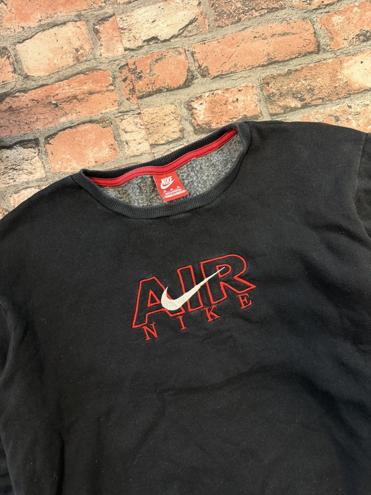 Nike × Vintage 90’s NIKE RARE MULTI LOGO SWOOSH Y2K RETRO SWEATSHIRT Size US M / EU 48-50 / 2 - 2 Thumbnail