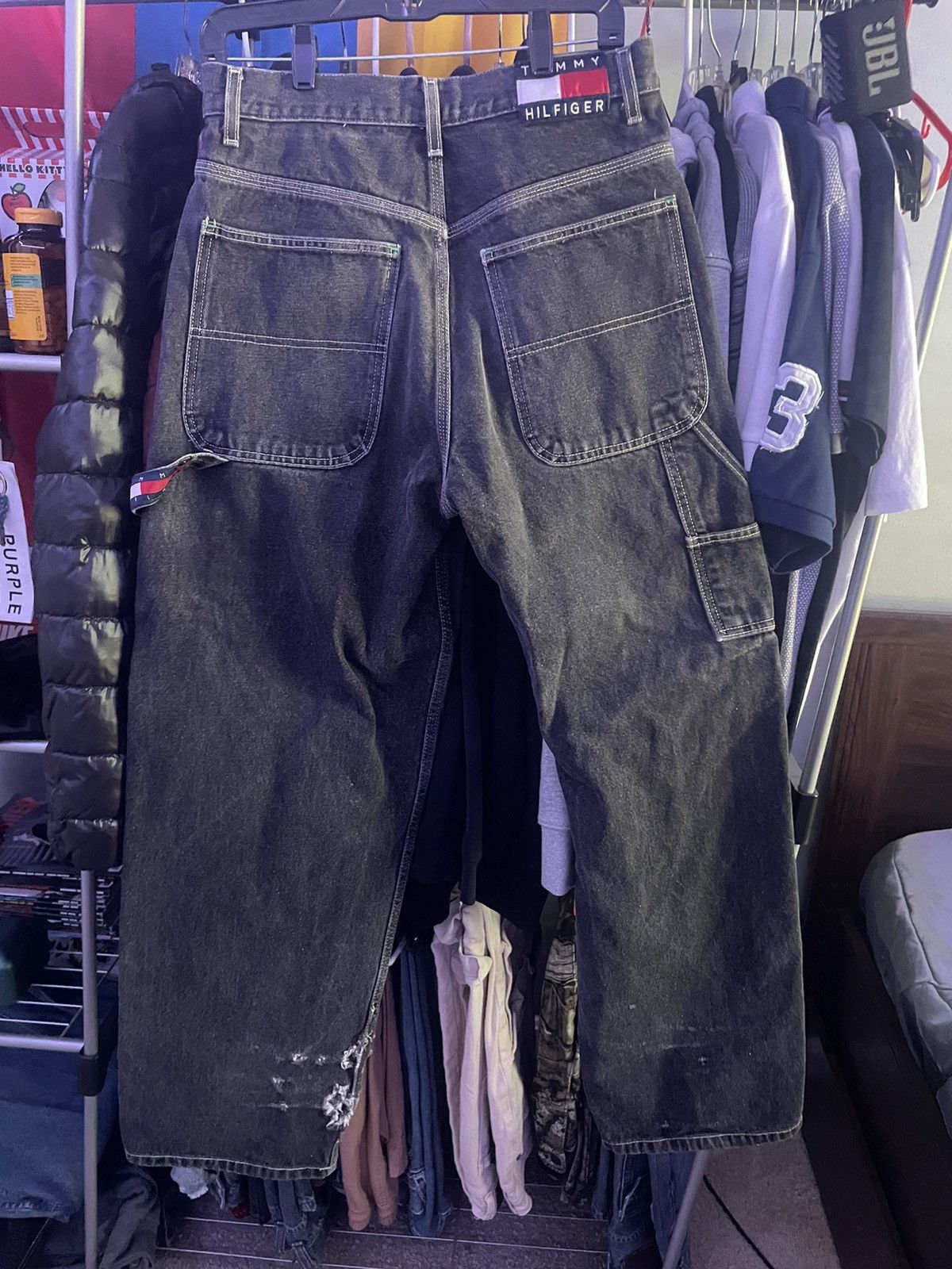 Tommy Hilfiger × Vintage Vintage Tommy Hilfiger Carpenter Pants Size US 32 / EU 48 - 2 Thumbnail