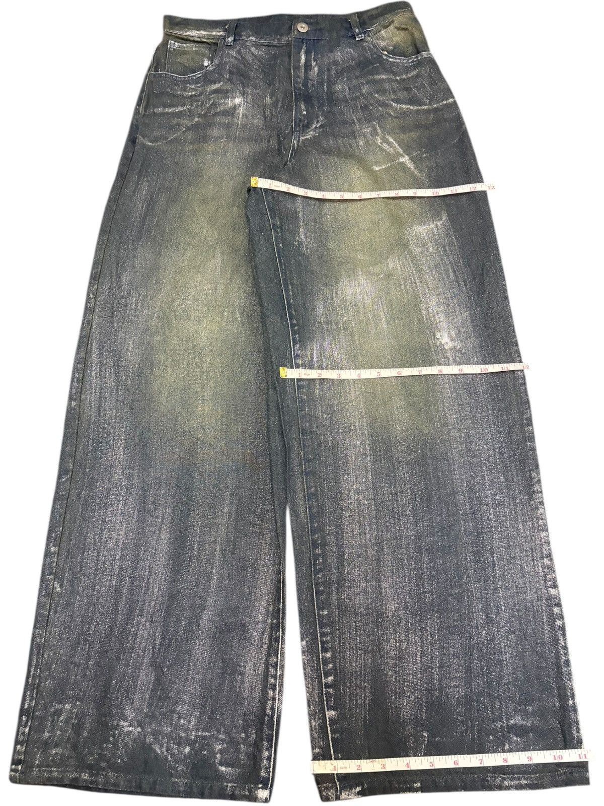 Fubu Vintage Japanese Brand Ultra Wide Baggy Jeans Size 30" / US 8 / IT 44 - 8 Thumbnail