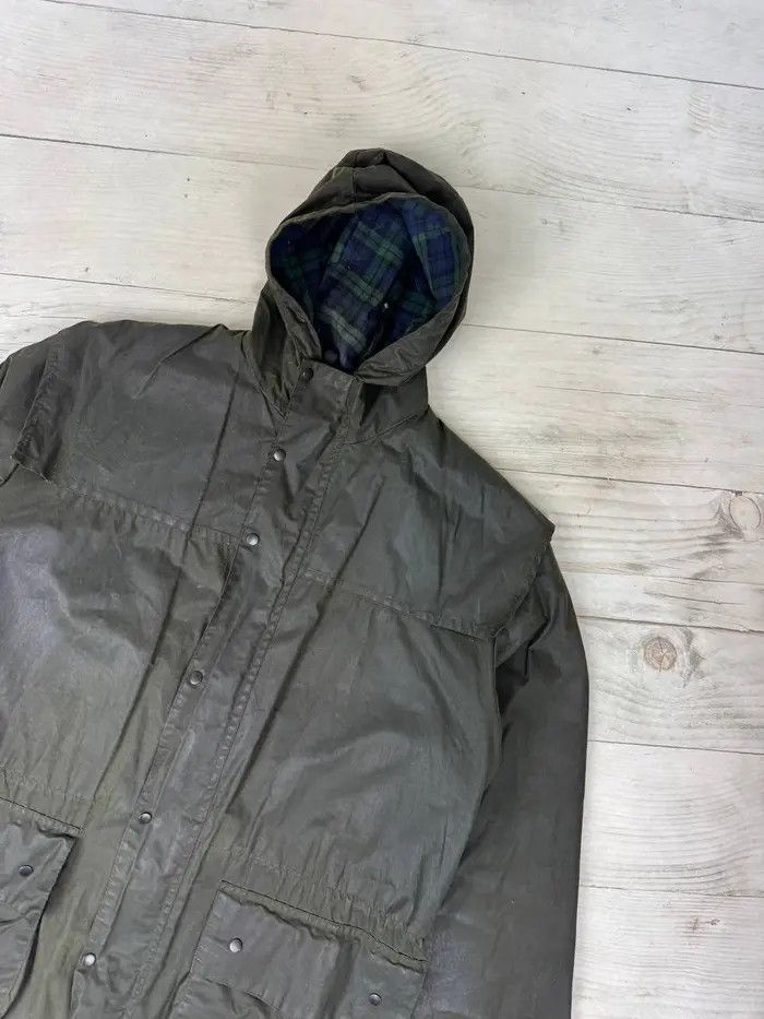 Barbour Vintage Barbour Waxed Jacket A5 Lined Durham Size US S / EU 44-46 / 1 - 3 Thumbnail