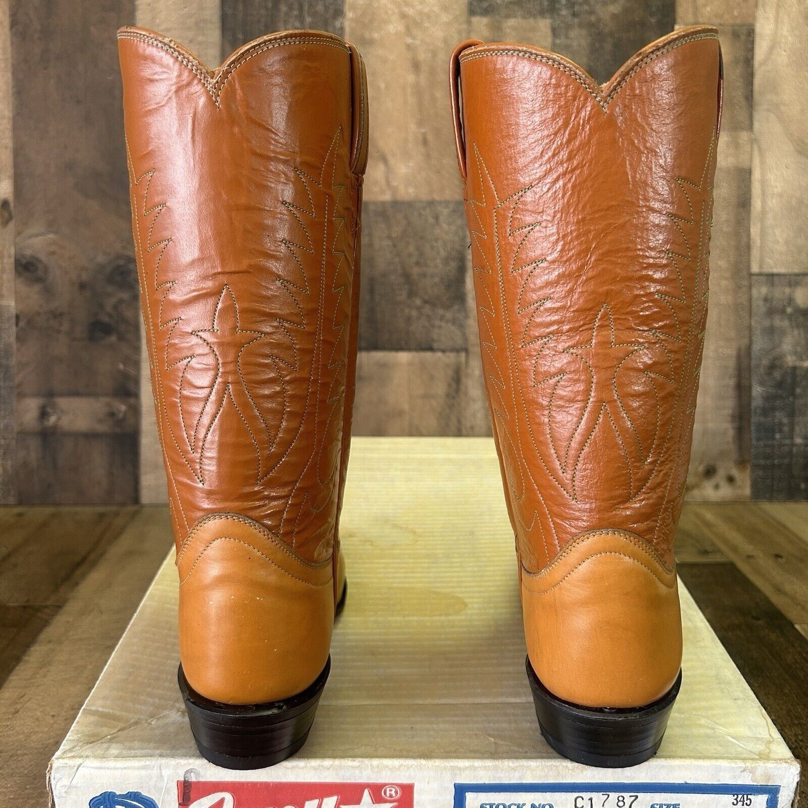 Tony Lama Tony Lama Vintage Pointed Toe Cowboy Boots Womens 4.5 C Size US 4.5 / IT 34.5 - 8 Thumbnail