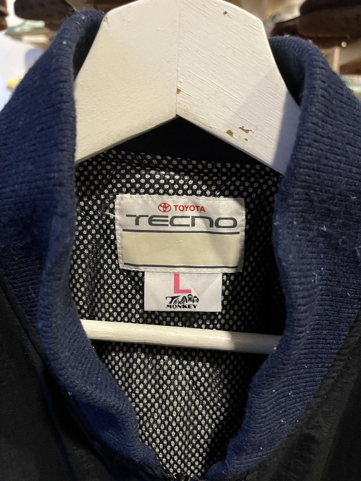 Japanese Brand Rare!! Vintage TOYOTA Tecno Bomber Jacket Size US L / EU 52-54 / 3 - 2 Thumbnail