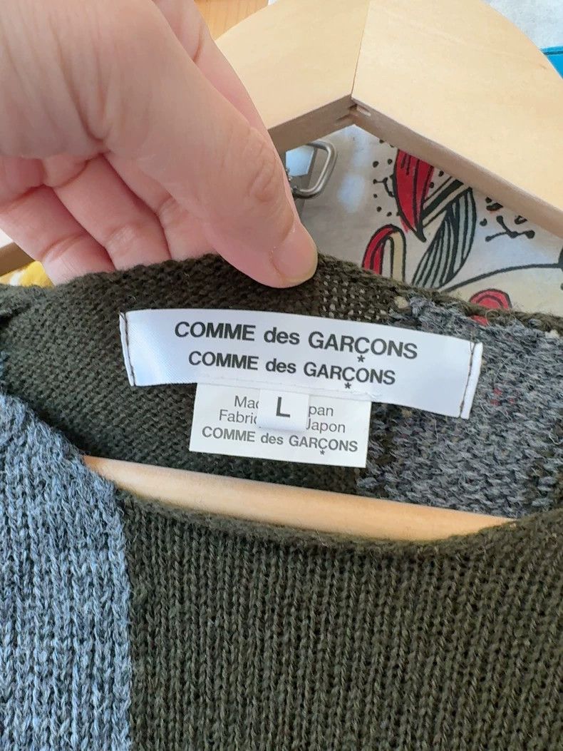 Comme des Garcons Comme Des Garcons Color blocked striped knitted sweater 25 Size L / US 10 / IT 46 - 3 Thumbnail