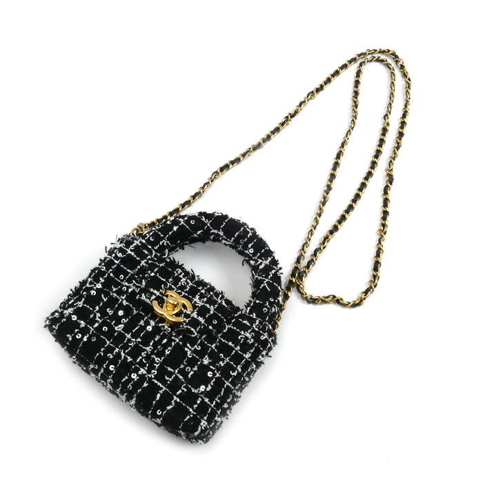 Chanel Chanel Chanel Fabric Mini Chain Shoulder Bag Others Shoulder Bag AP3435 DUTY FREE for USA Size ONE SIZE - 1 Thumbnail