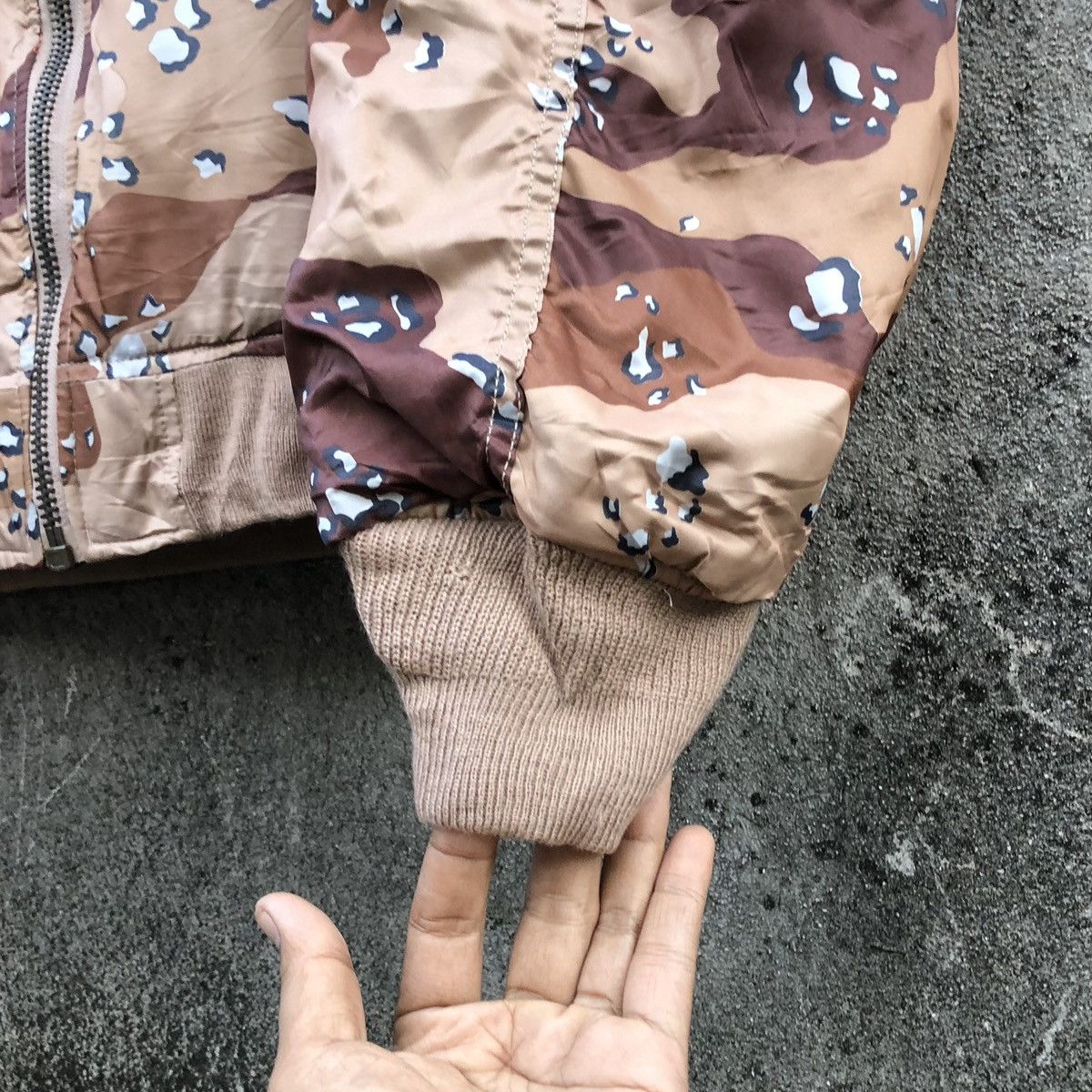 Vintage Jacket Flyer’s Man Intermediate Camo Ma-1 Bomber Jacket Size US L / EU 52-54 / 3 - 9 Thumbnail