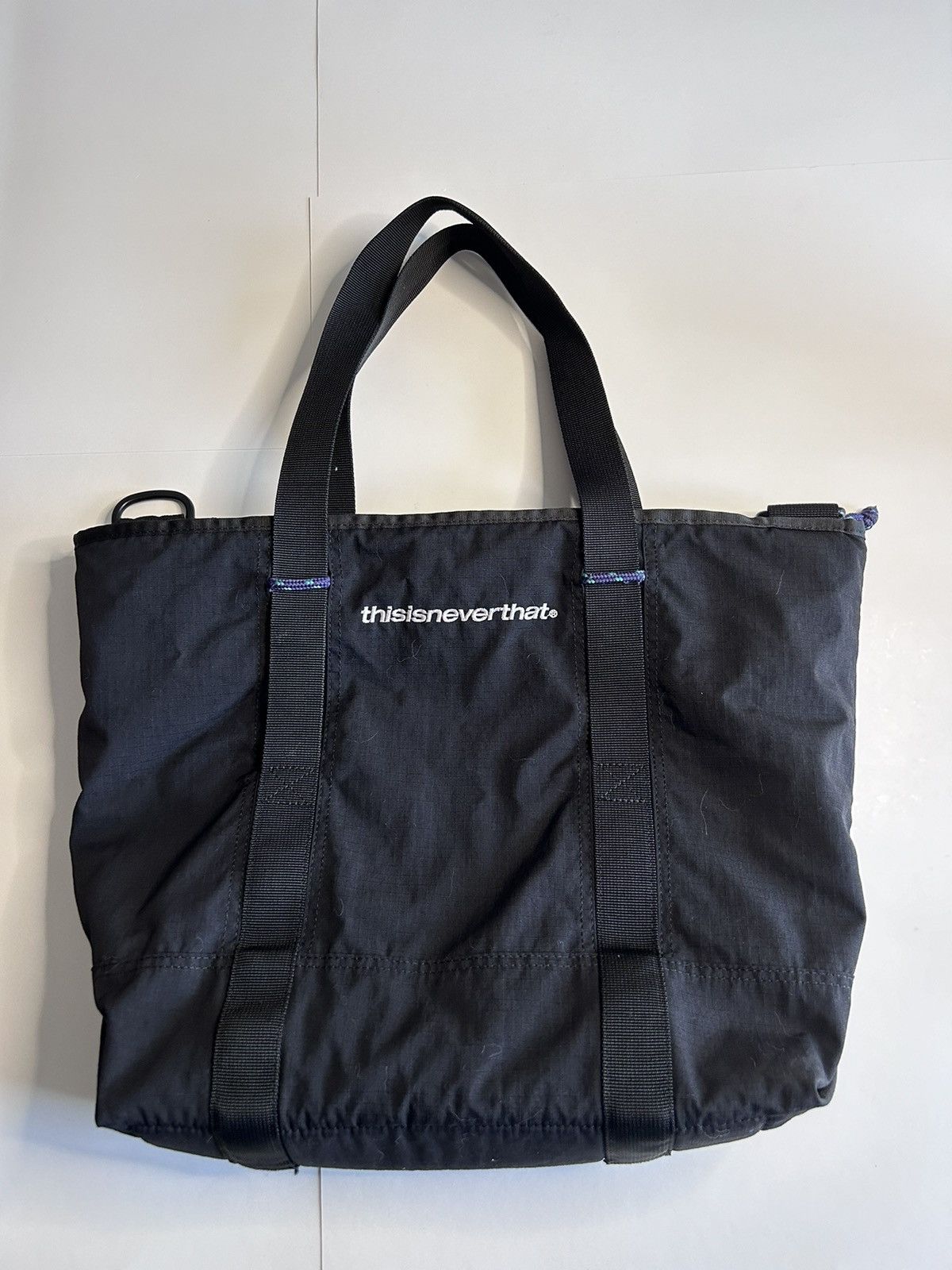 thisisneverthat Thisisneverthat , black Cordura tote bag