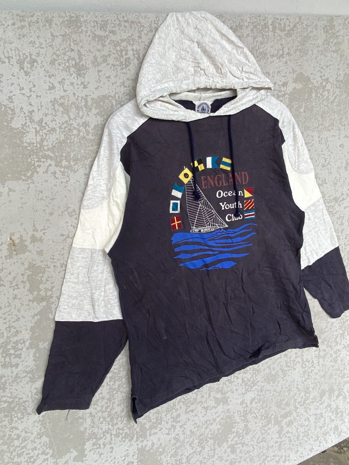Other Vintage Ocean Youth Club Hoodie Sweater Black/Gray Size US M / EU 48-50 / 2 - 3 Thumbnail