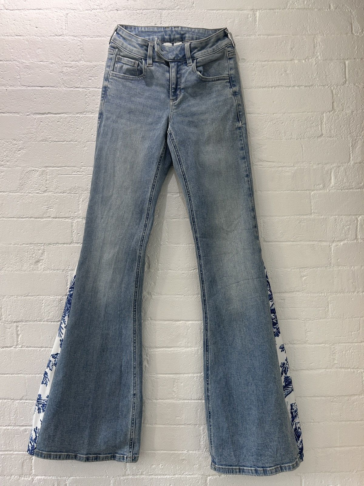 Other Reworked Statement Flare Jeans Size 24" / US 00 / IT 34 - 1 Thumbnail