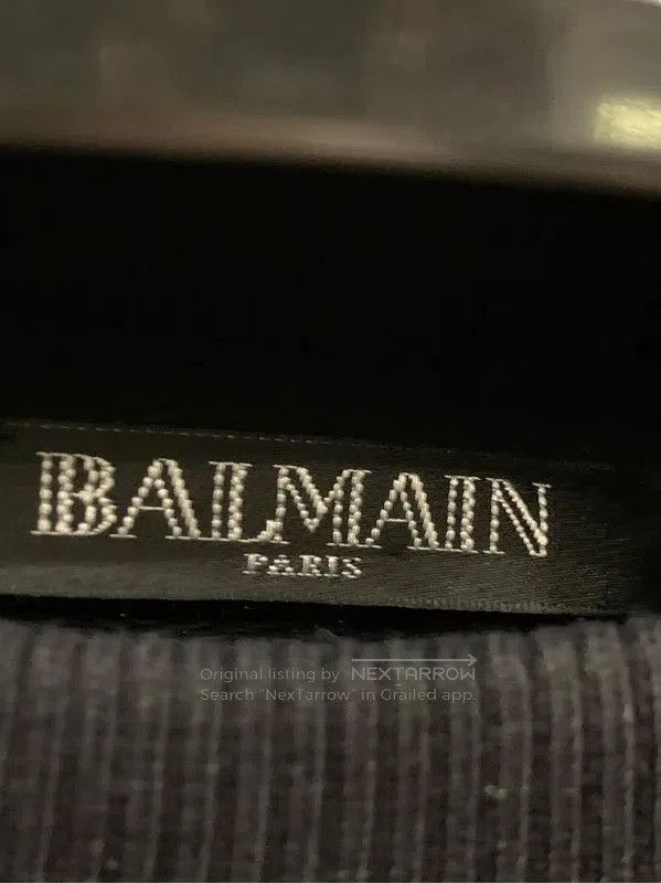 Balmain Balmain Black Wool Sweatshirt for Women . Size XS / US 0-2 / IT 36-38 - 4 Thumbnail