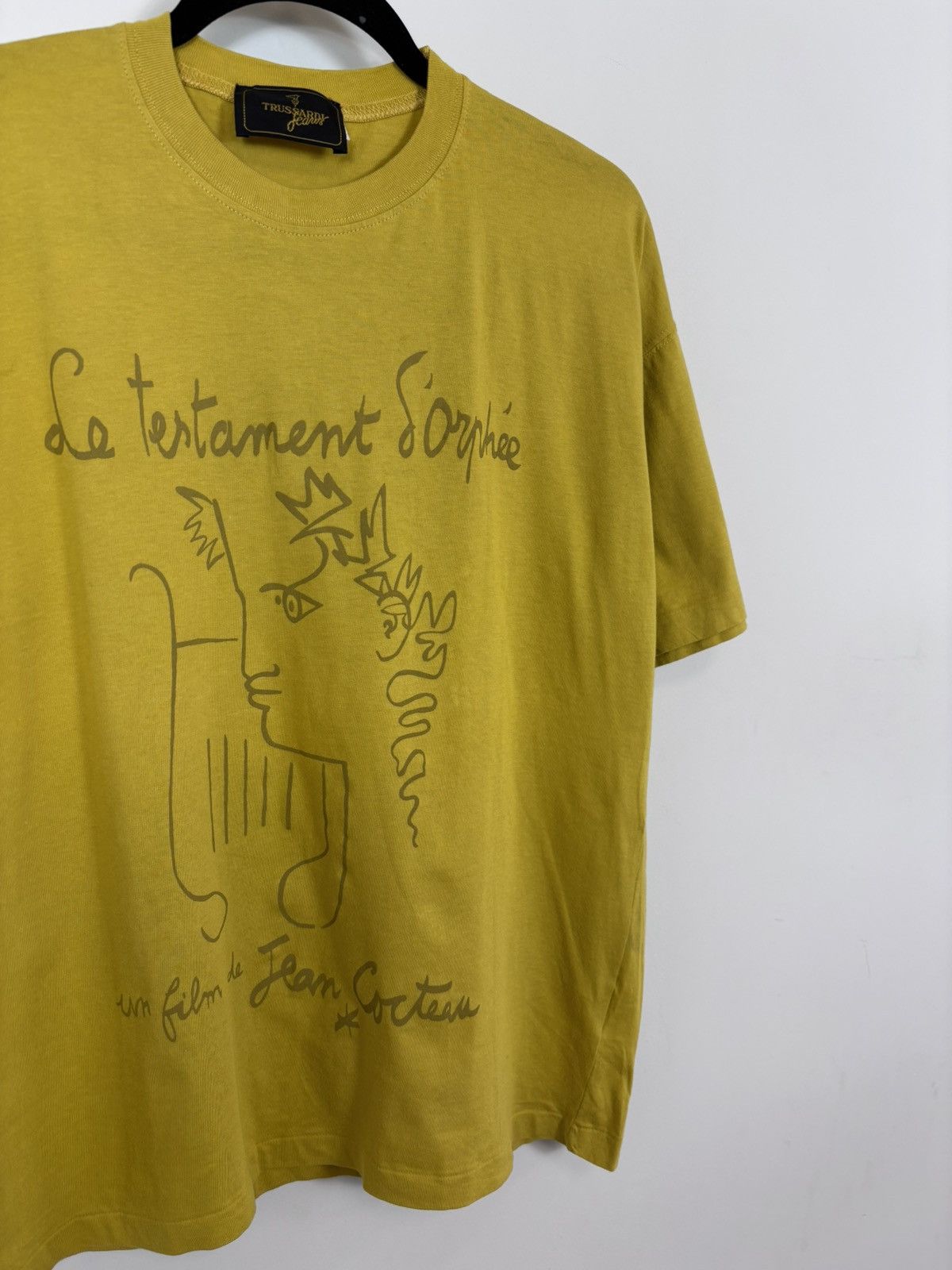 Trussardi Vintage Trussardi Testament Of Orpheus Logo Movie T-Shirt Size US M / EU 48-50 / 2 - 4 Thumbnail