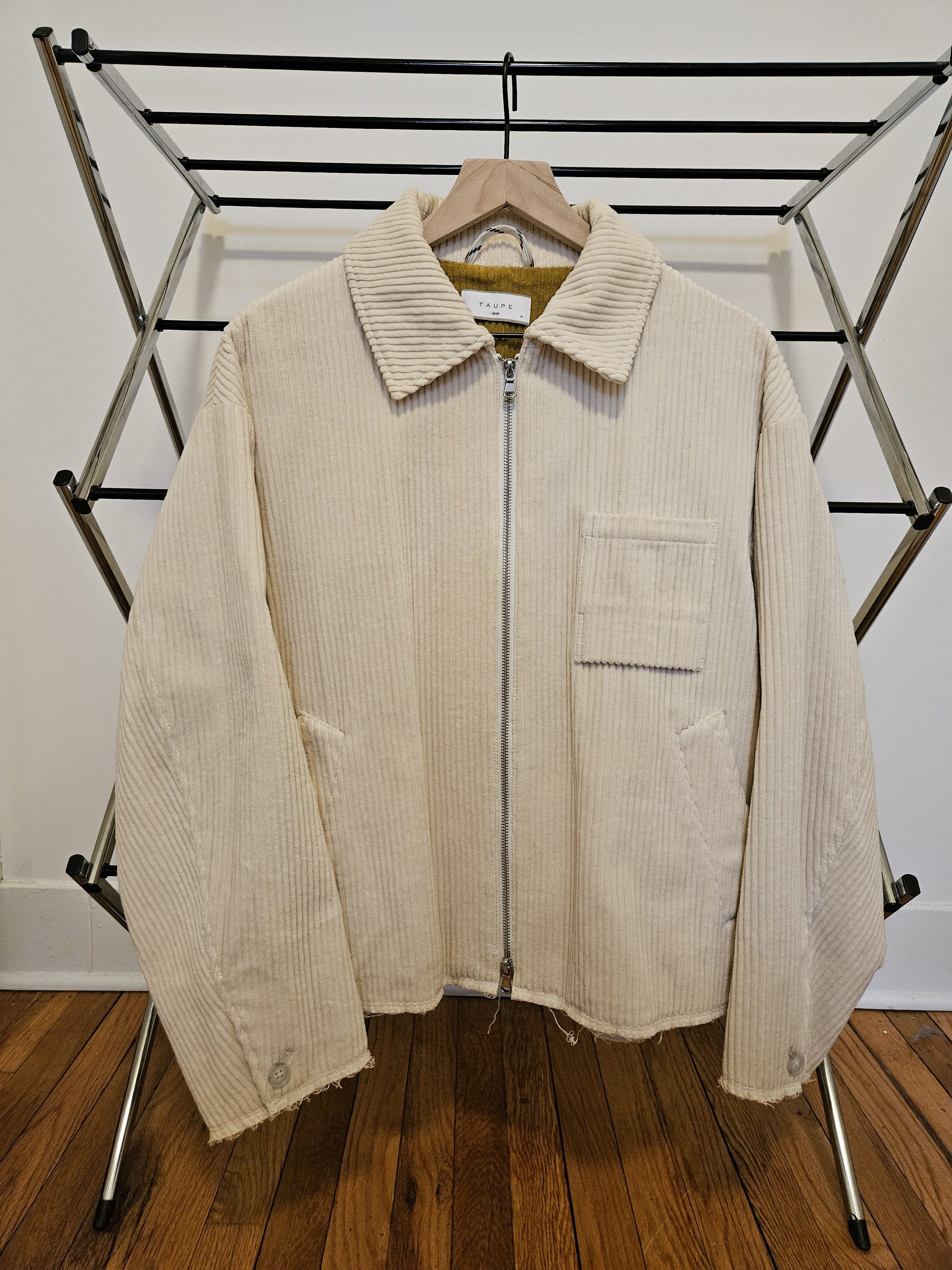Japanese Brand Taupe Japanese Creme Corduroy Jacket Size US L / EU 52-54 / 3 - 1 Thumbnail