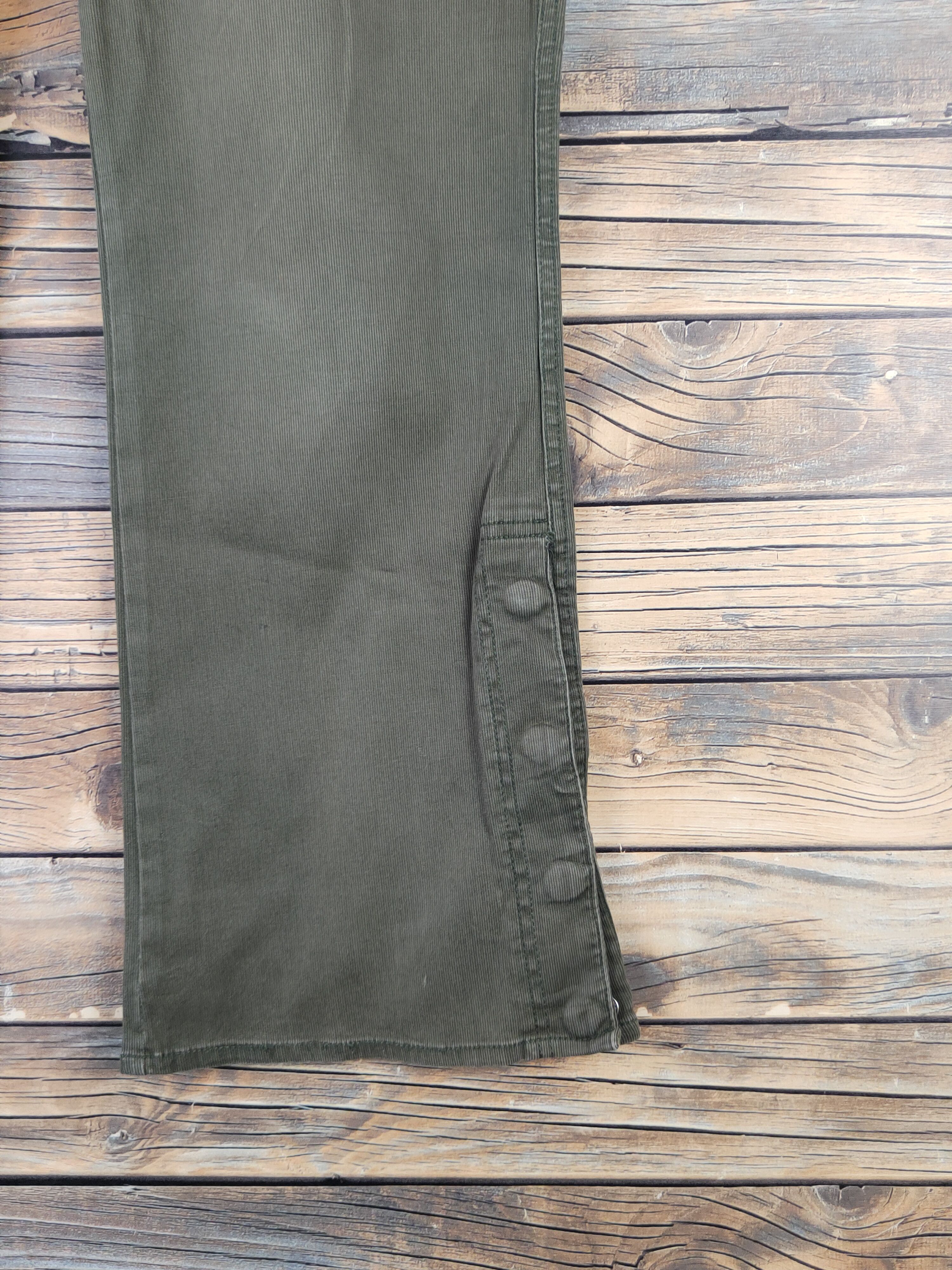 Japanese Brand DL Dear Bros Olive Multipocket Tactical Cargo Pants #1504 Size 30" / US 8 / IT 44 - 6 Thumbnail