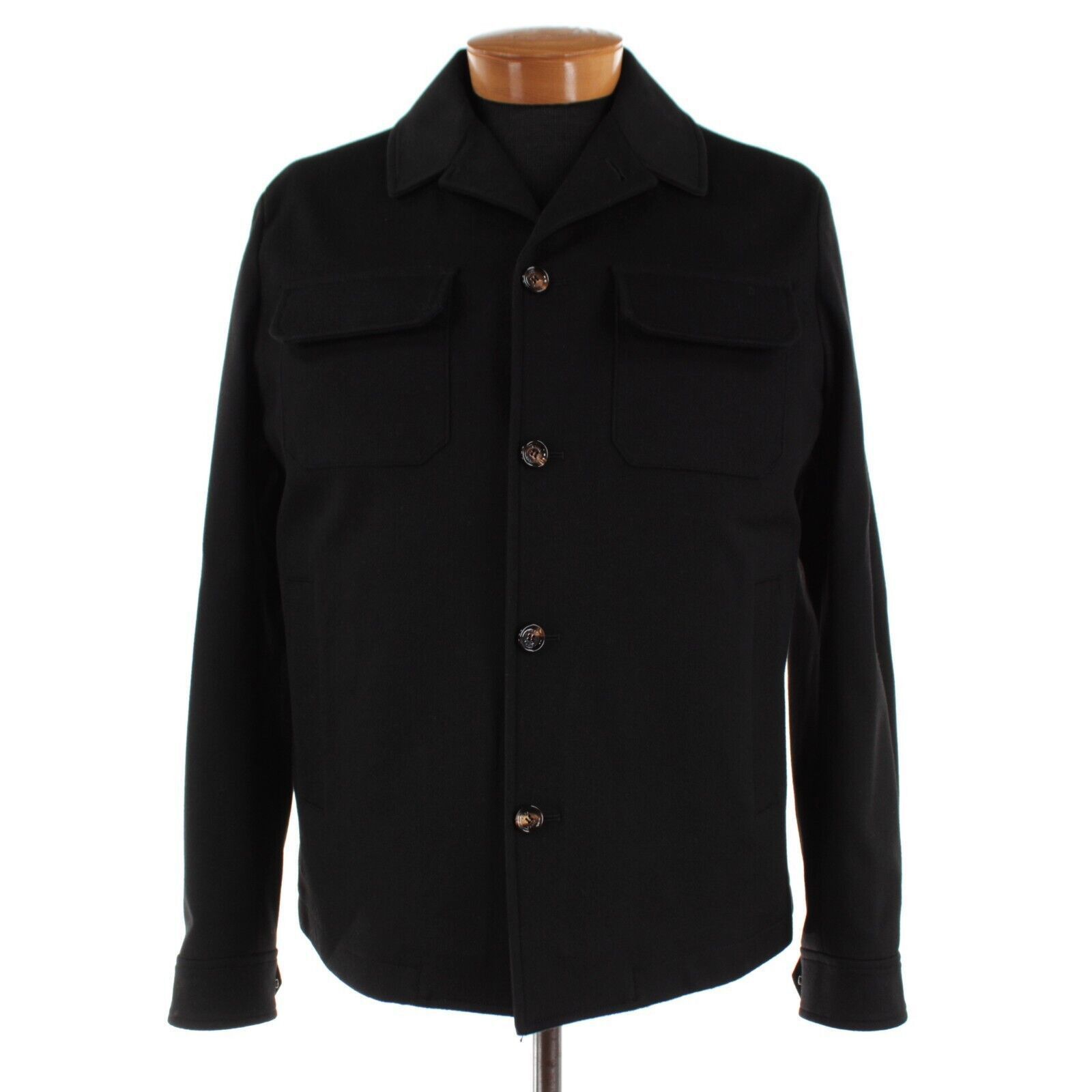 Kiton Kiton Jacket Size L US In Black Wool Size US L / EU 52-54 / 3 - 1 Thumbnail