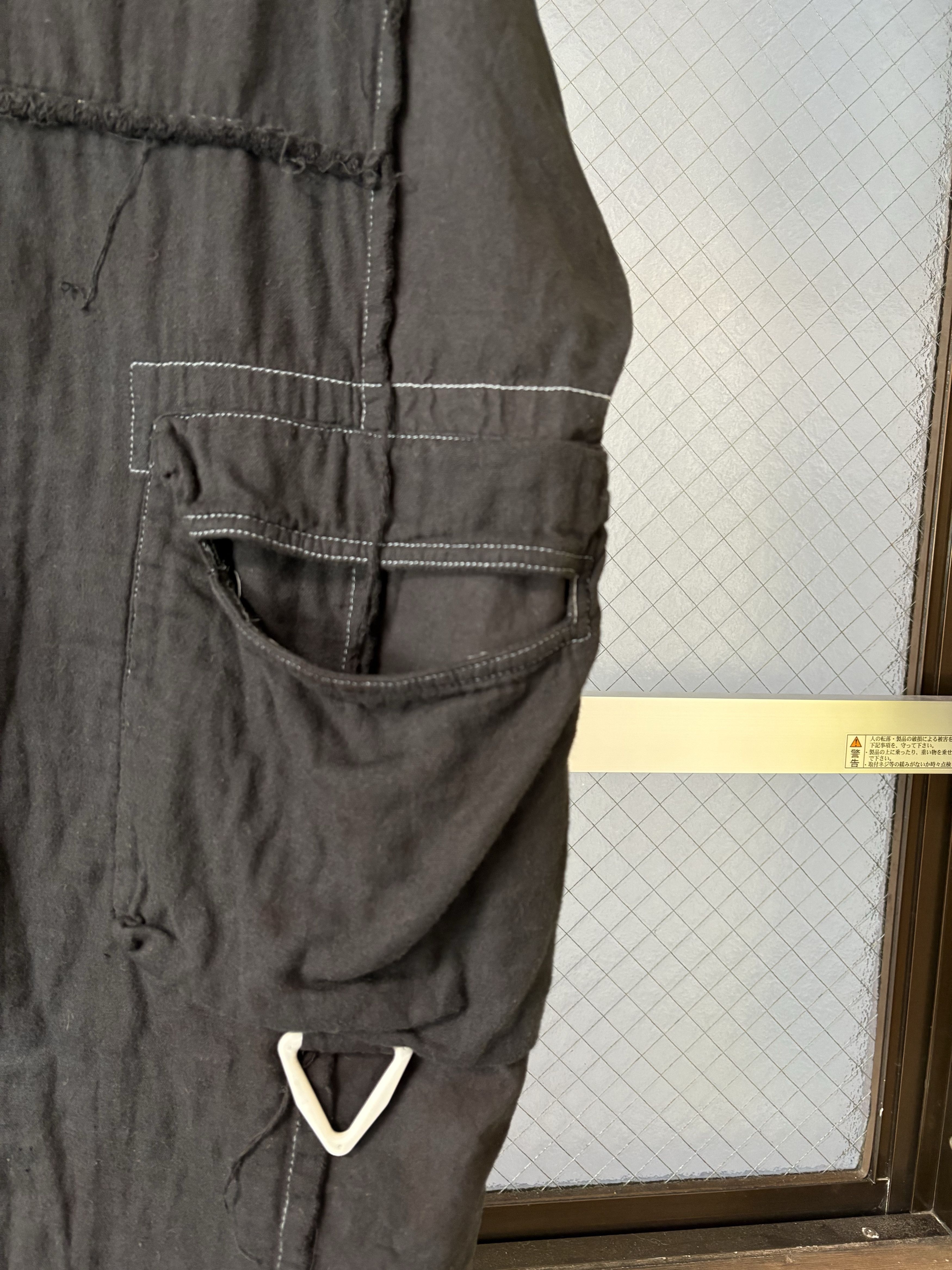 Blackmeans DISTRESSED COTTON CARGO JACKET Size US L / EU 52-54 / 3 - 4 Thumbnail