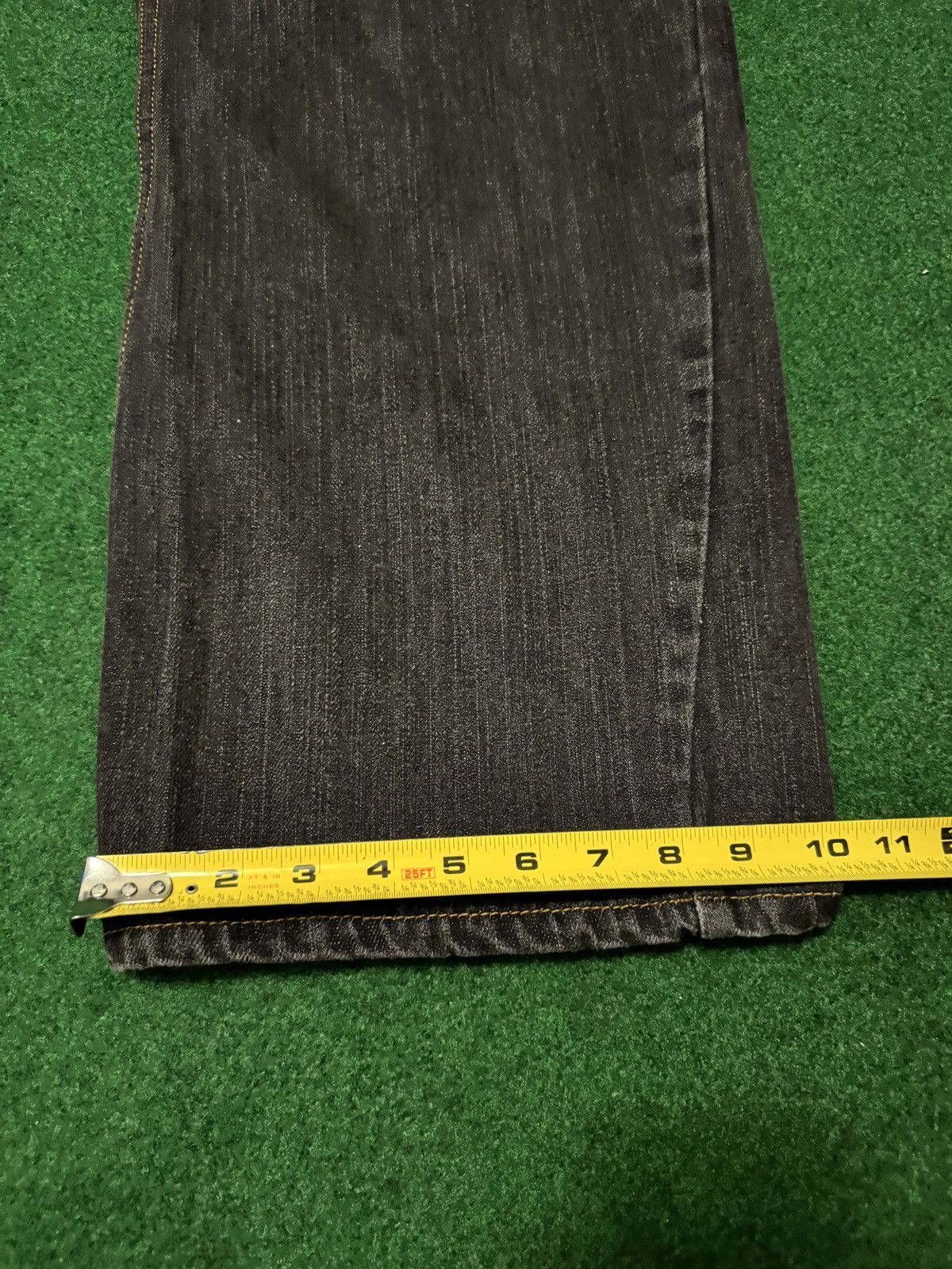 Coogi Y2K Coogi Baggy Hip Hop Embroidered Gold Black Denim Jeans Size US 40 / EU 56 - 10 Thumbnail