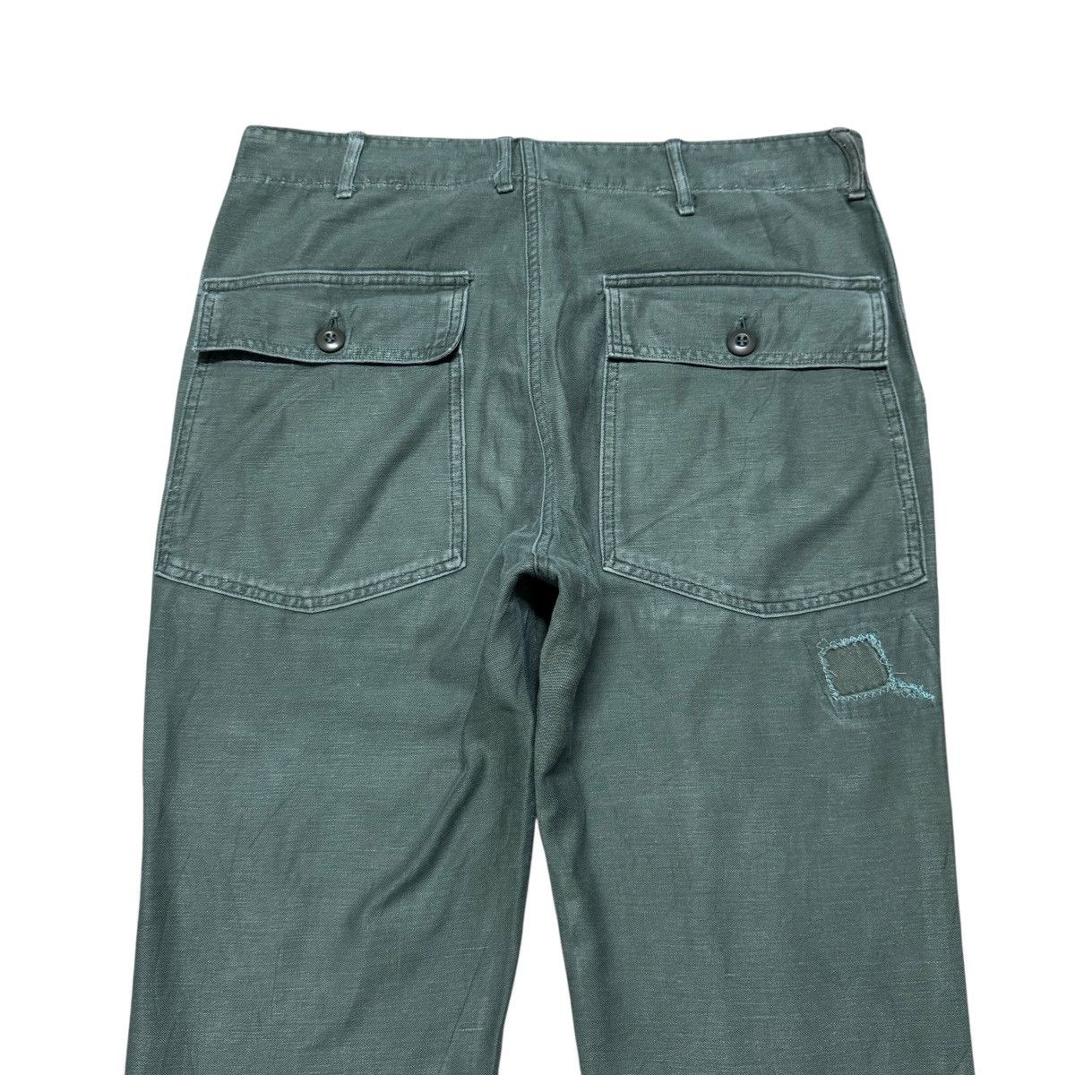 Vintage Vintage 80s OG107 Us Army Fatigue Pants Repaired Size US 34 / EU 50 - 10 Thumbnail