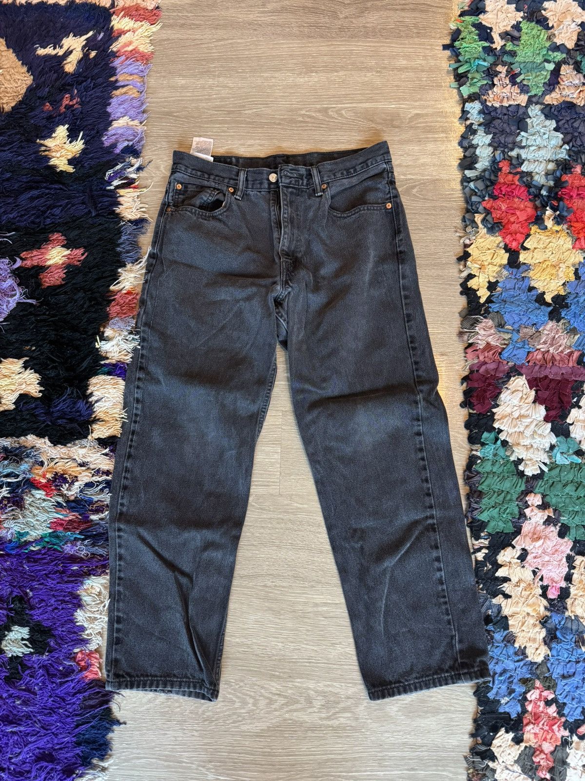 Levi's × Vintage Vintage Levis 550 Black Size US 34 / EU 50 - 1 Thumbnail