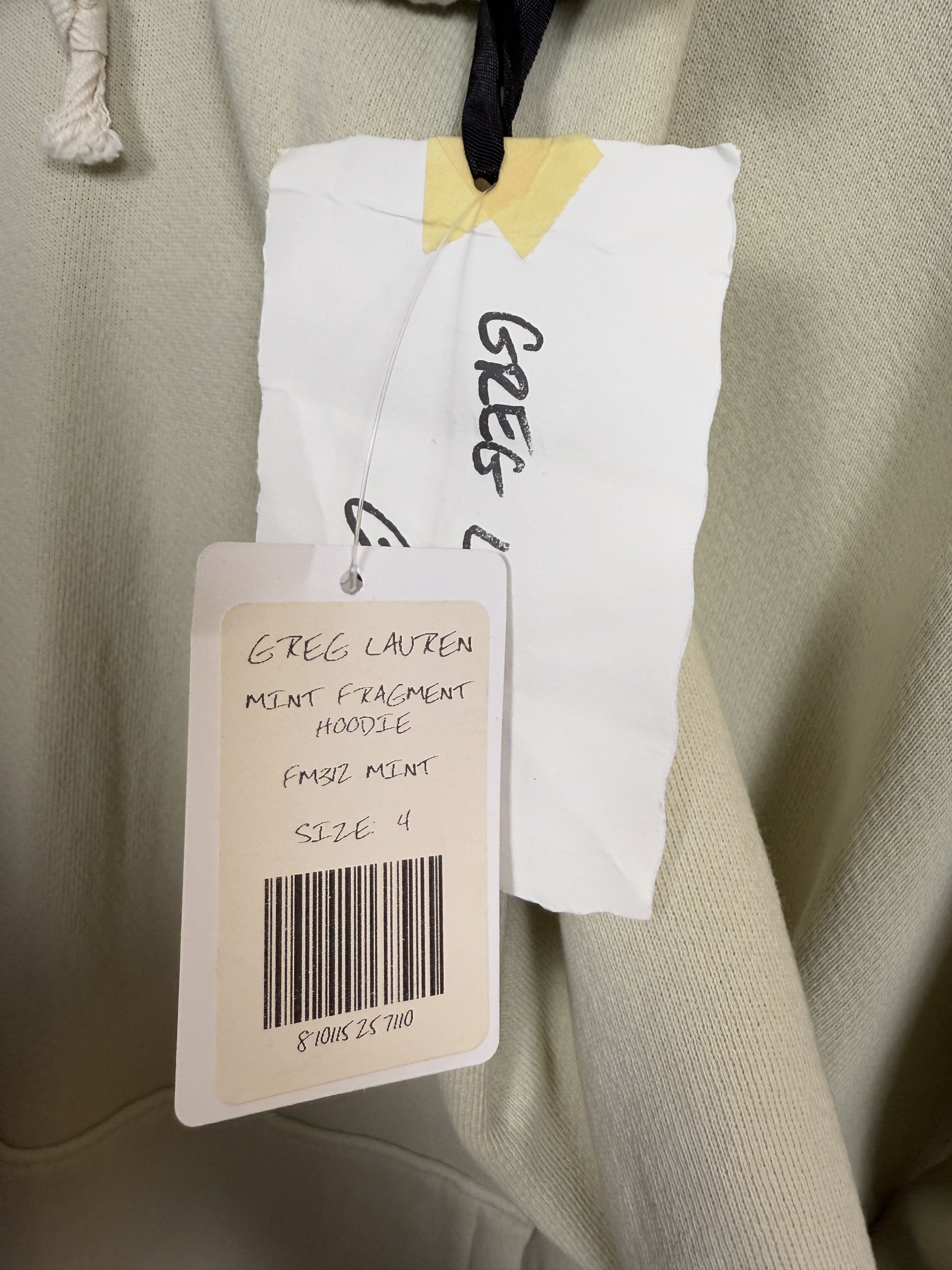 Greg Lauren Greg Lauren Mint Fragment Hoodie 4 Size US XL / EU 56 / 4 - 4 Thumbnail