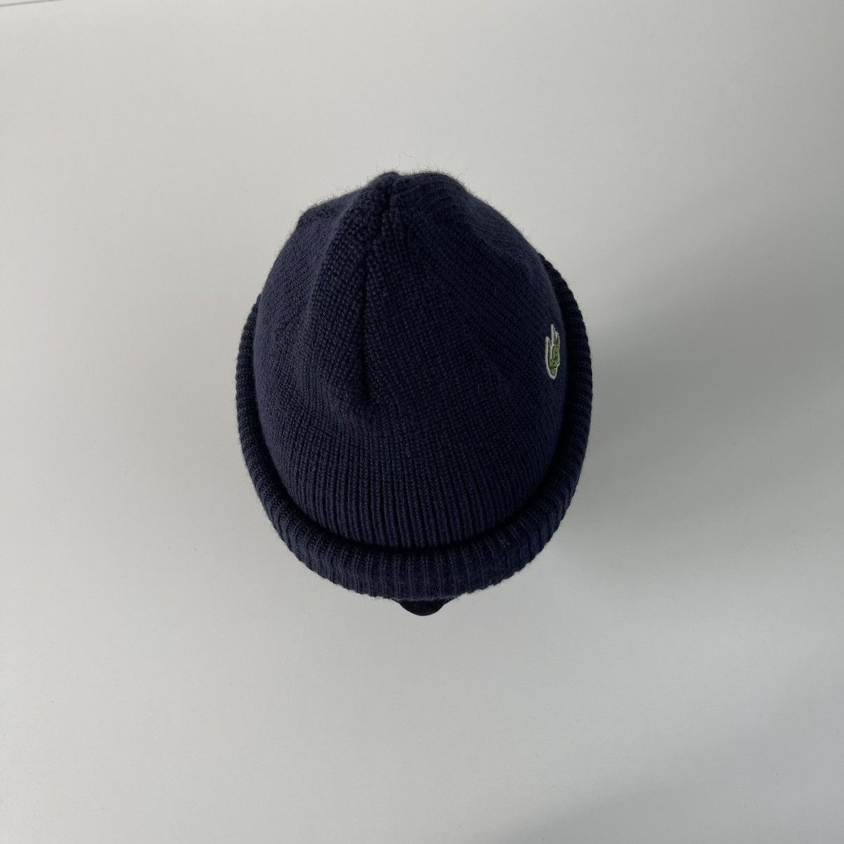 Lacoste Lacoste Logo Wool/Acrylic Vintage Beanie Hat Blue Y2K Size ONE SIZE - 6 Thumbnail