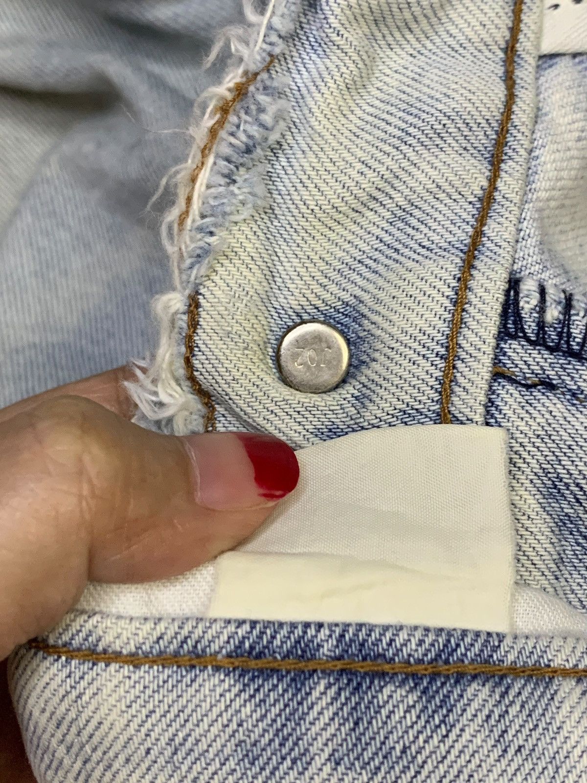 Levi's SALES🔥Vintage 90s Levis Signature Light Wash Distress Jeans Size US 32 / EU 48 - 11 Thumbnail