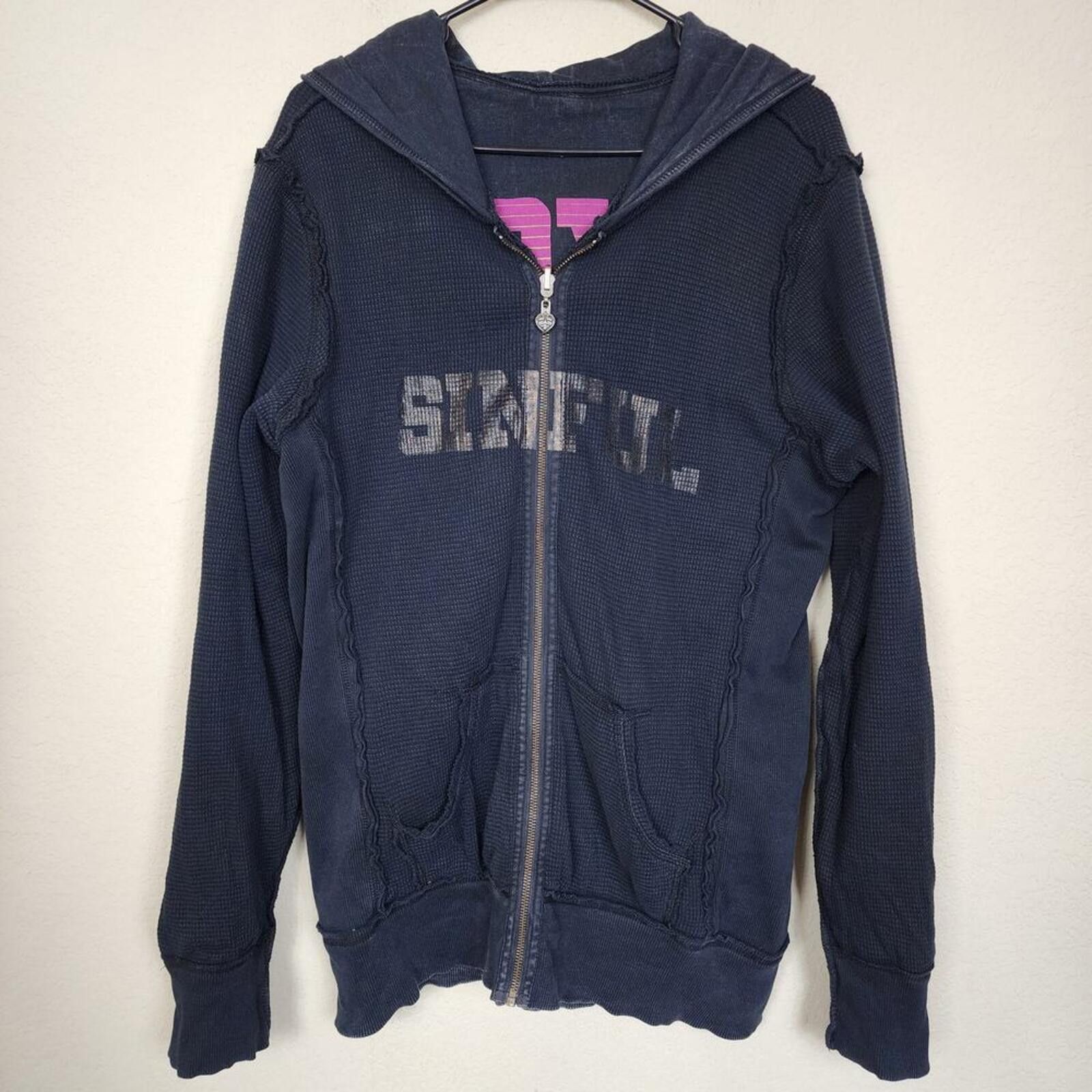 Other Affliction Sinful Reversible Thermal Hoodie Size XL / US 12-14 / IT 48-50 - 5 Thumbnail