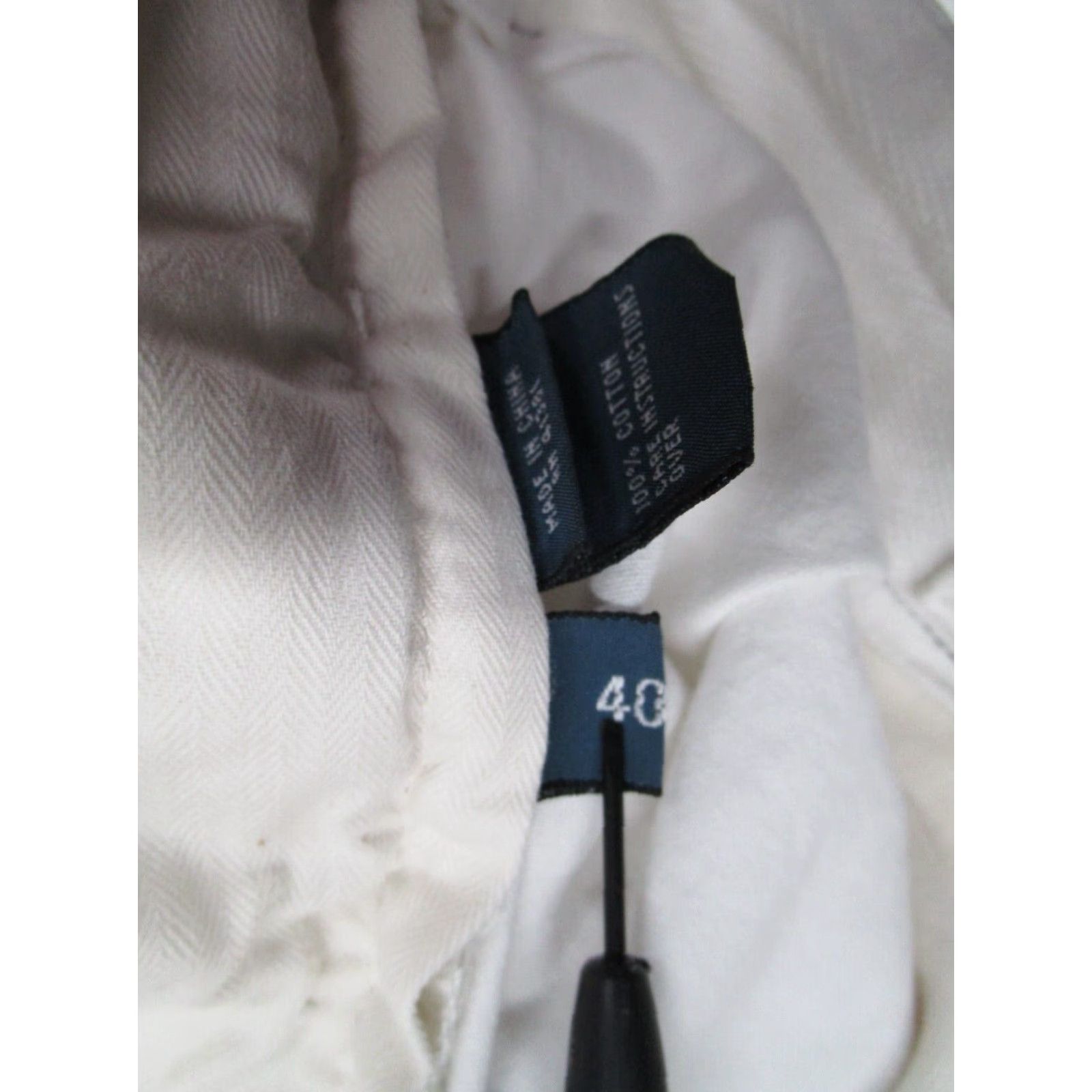Polo Ralph Lauren VINTAGE Polo Ralph Lauren Mens 40 White Cotton Cargo Shorts Size US L / EU 52-54 / 3 - 3 Thumbnail
