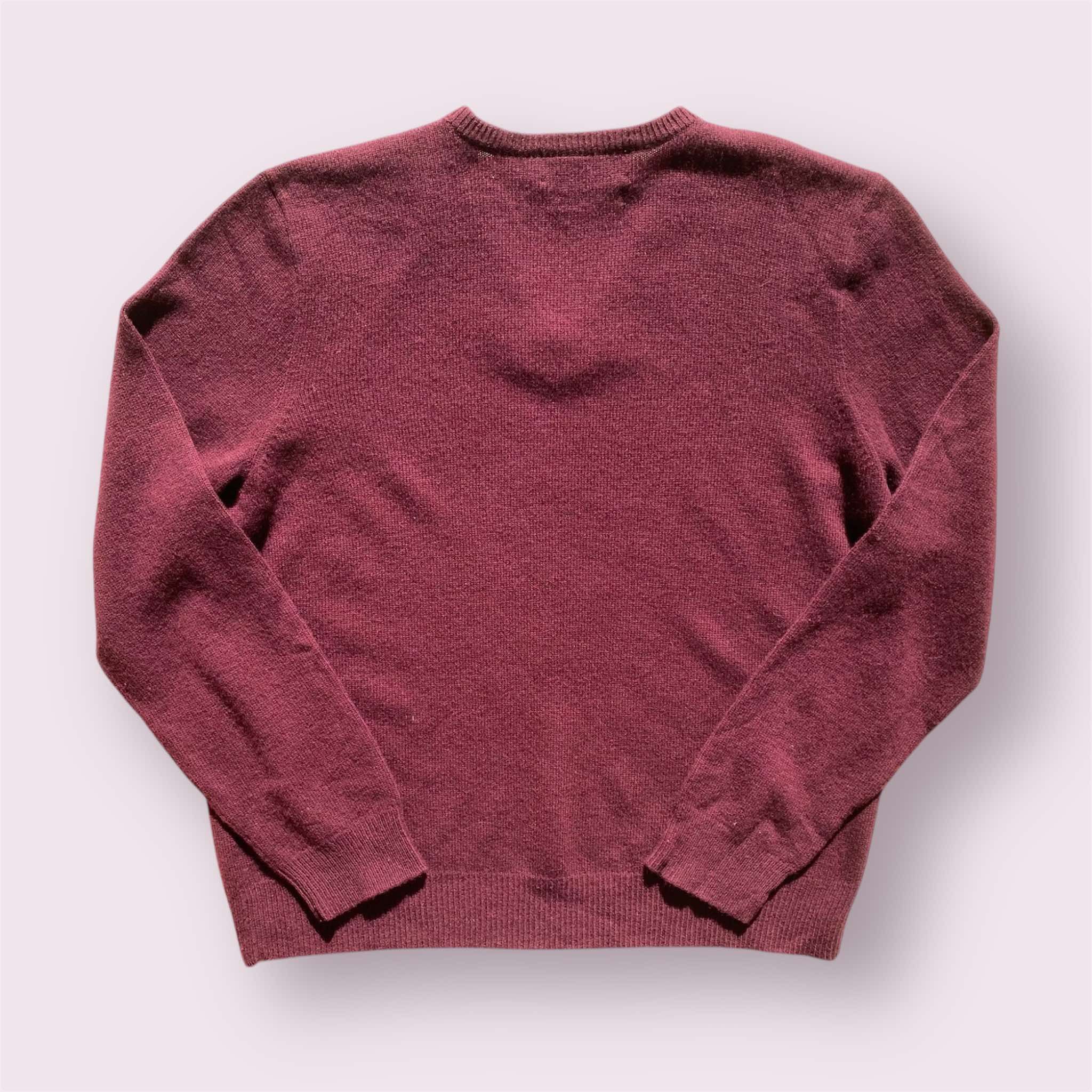 Polo Ralph Lauren × Vintage Polo Ralph Lauren V-Neck Sweater Lambswool Logo Size US L / EU 52-54 / 3 - 2 Thumbnail