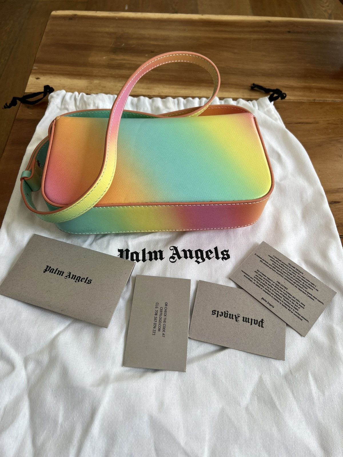 Palm Angels Palm Angels "Palm Beach shoulder bag in rainbow calf leather Size ONE SIZE - 10 Thumbnail
